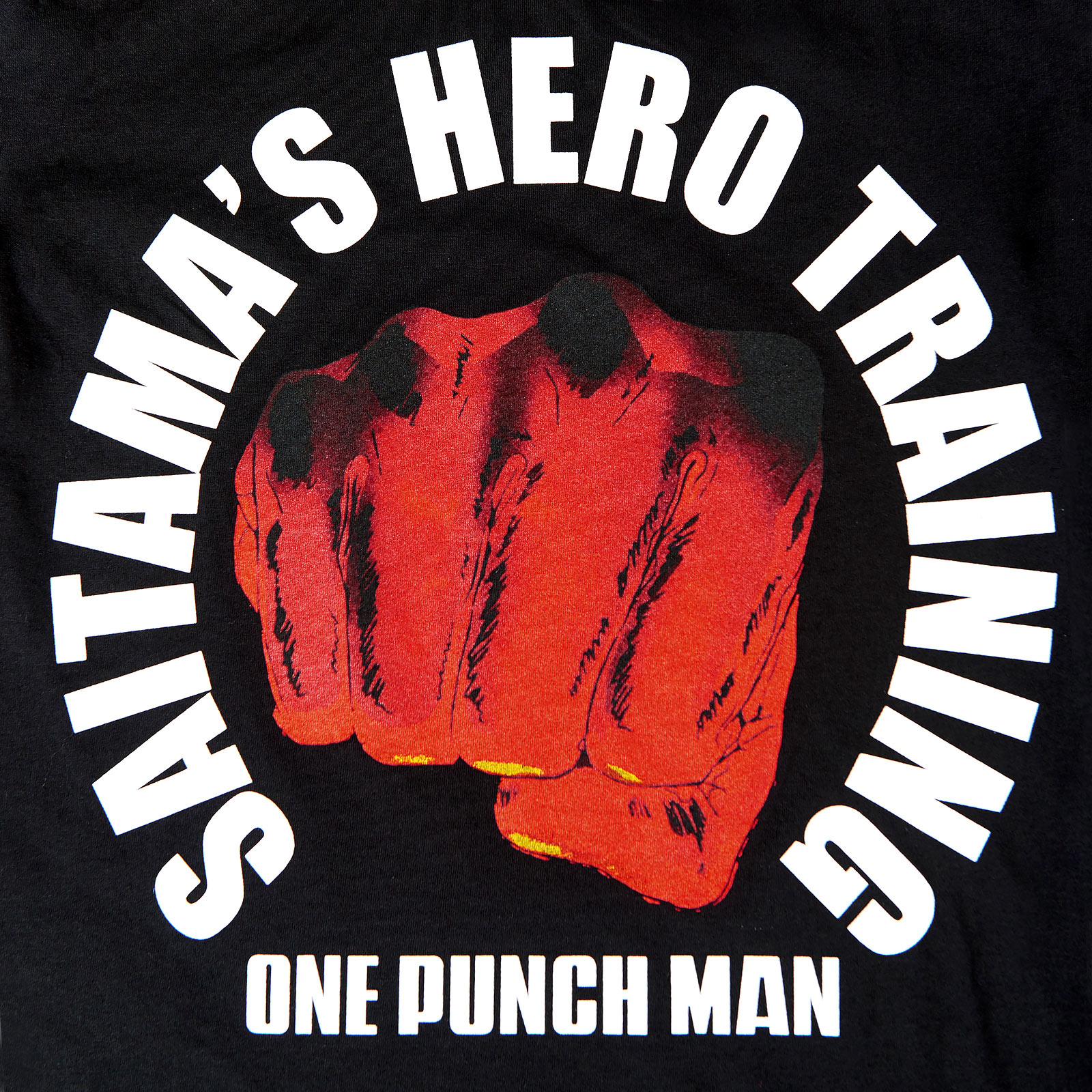 One Punch Man - Hero Training T-Shirt schwarz