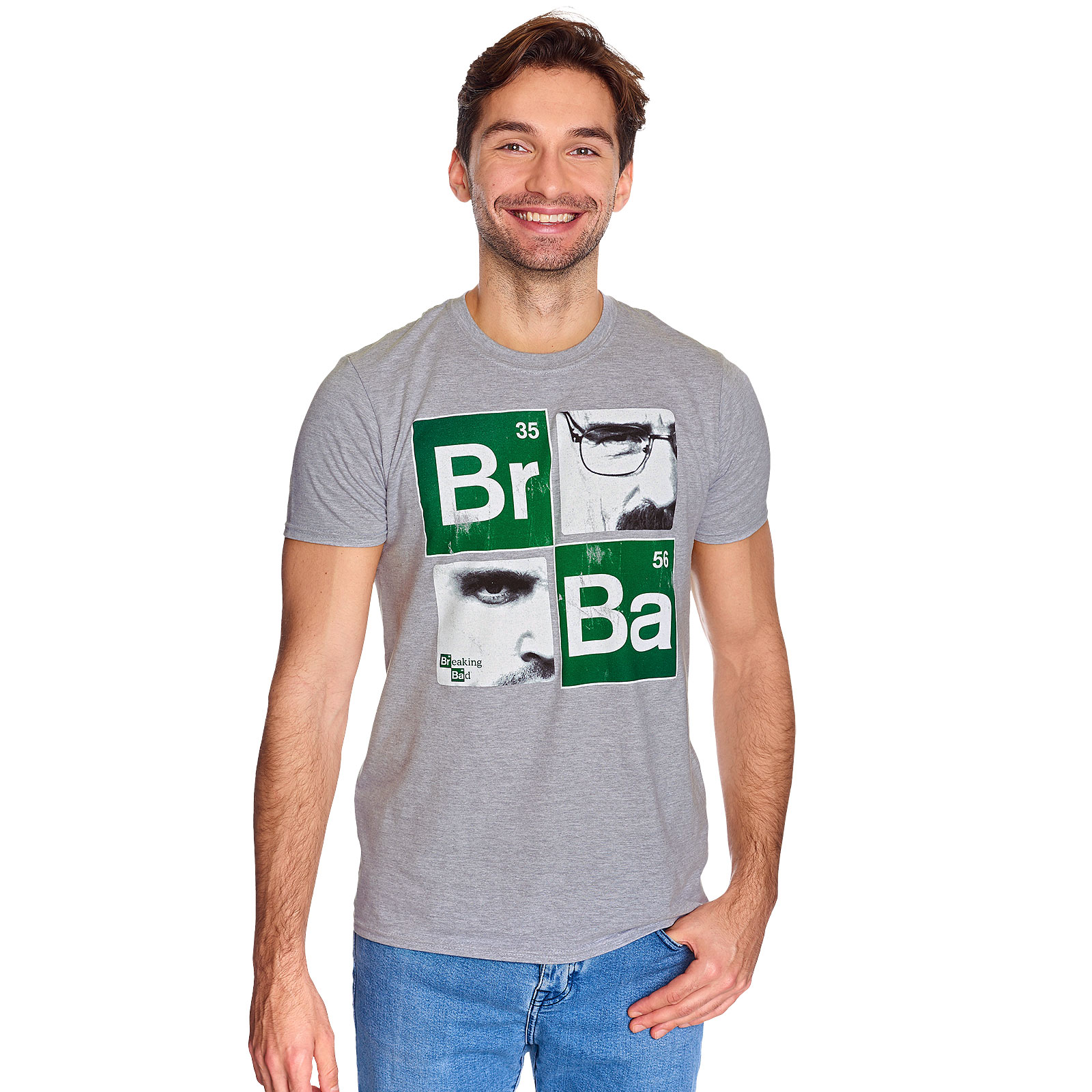 Breaking Bad - Squares T-Shirt grau