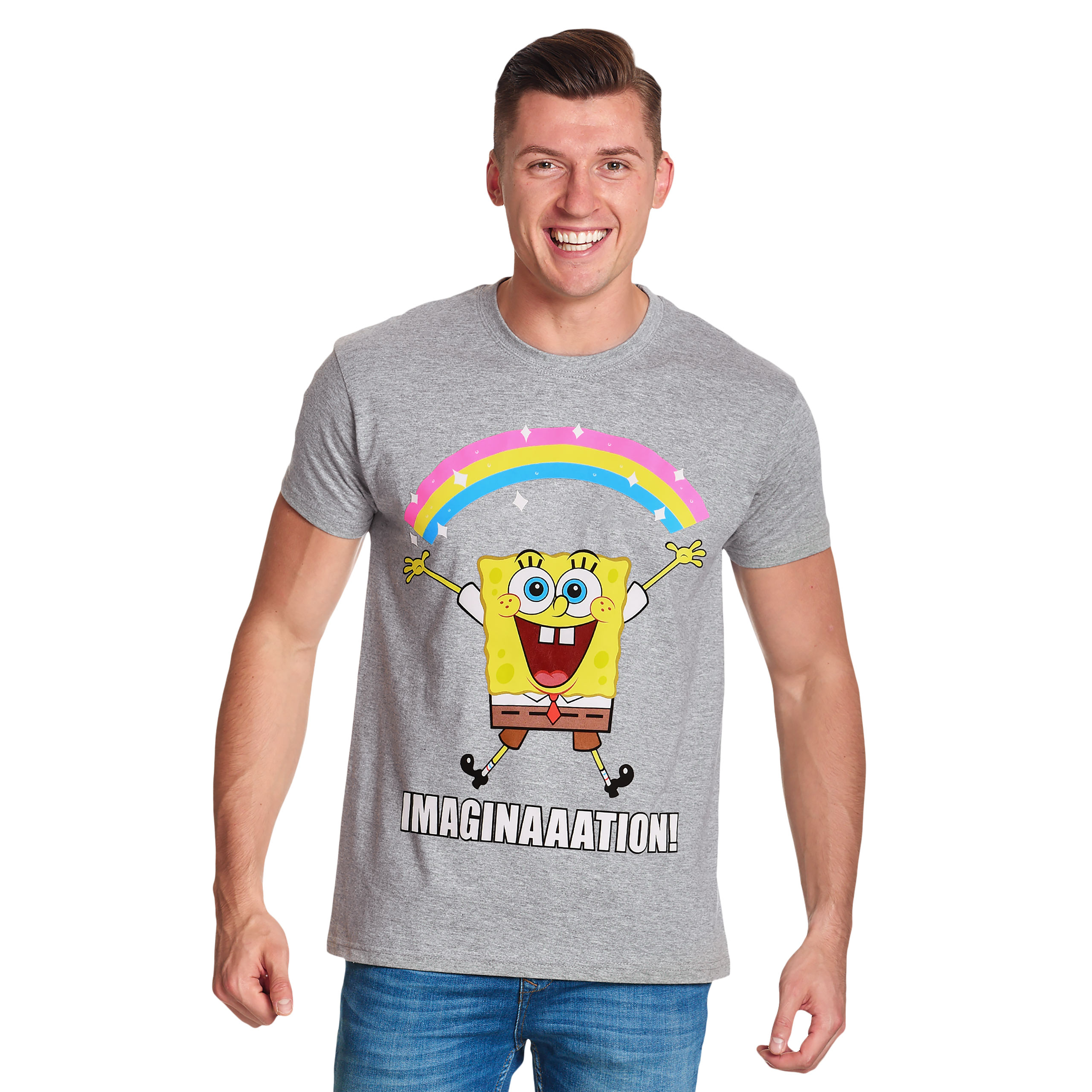 SpongeBob - Imaginaaation! T-Shirt grau