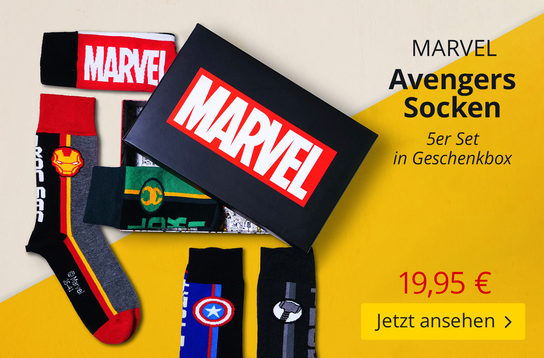 Marvel Avengers Socken 5er Set - 19,95 EUR