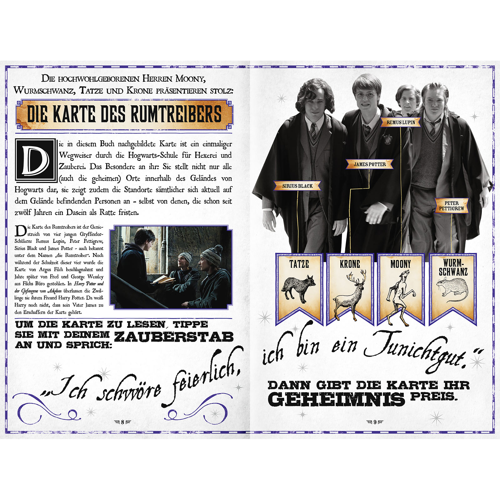 Harry Potter - Die Karte des Rumtreibers - Eine Reise durch Hogwarts