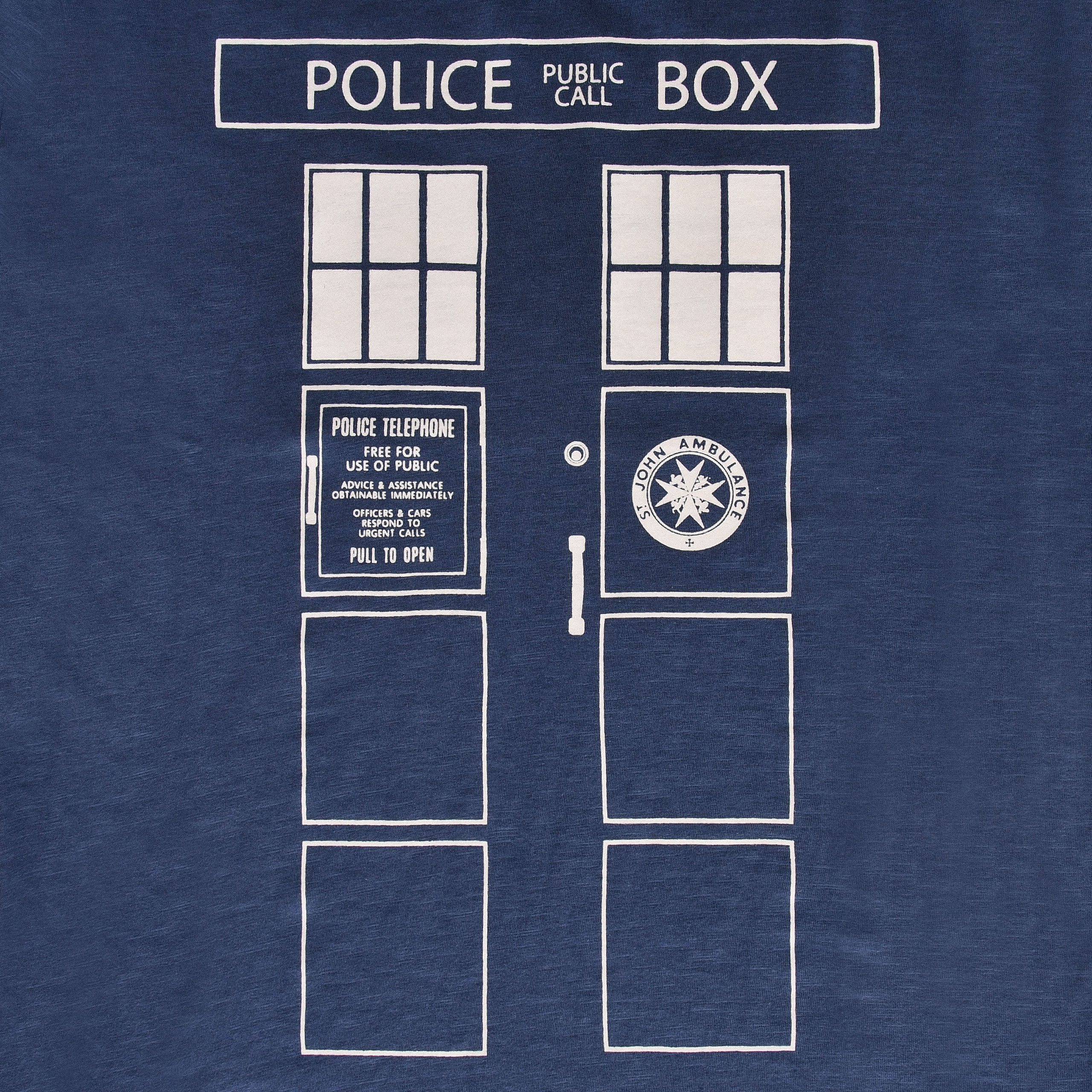 Tardis Police Box T-Shirt blau - Doctor Who