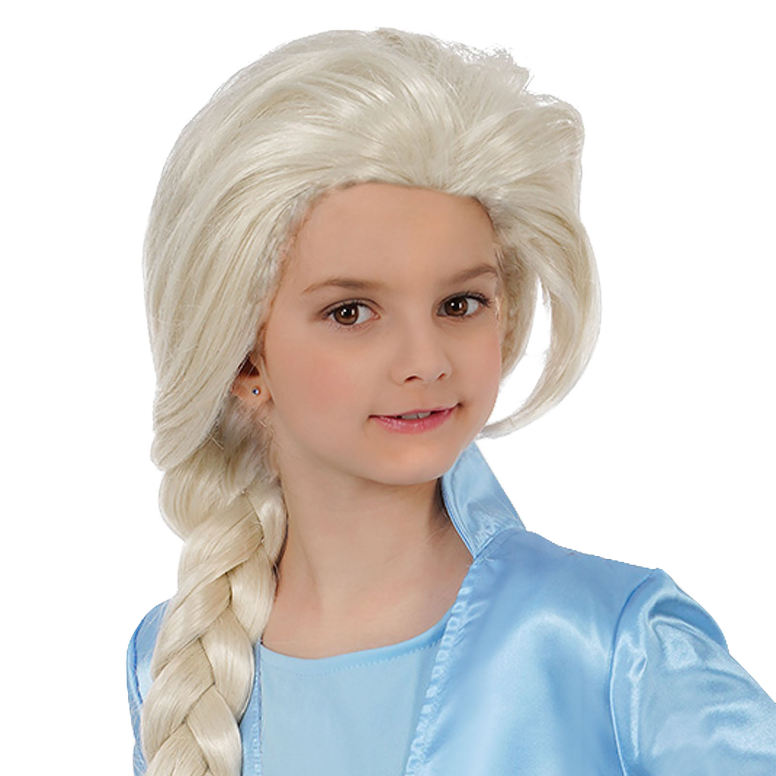 Elsa Kinder Kostüm Perücke für Frozen Fans