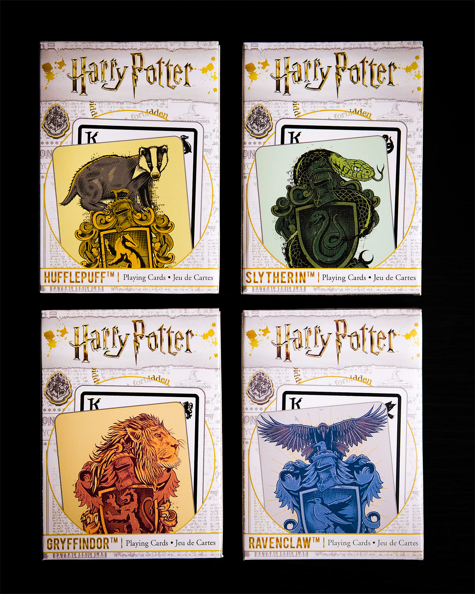 Harry Potter Spielkarten Ravenclaw – Offiziell Lizenziert, 54 Blatt, Für Poker & Skat