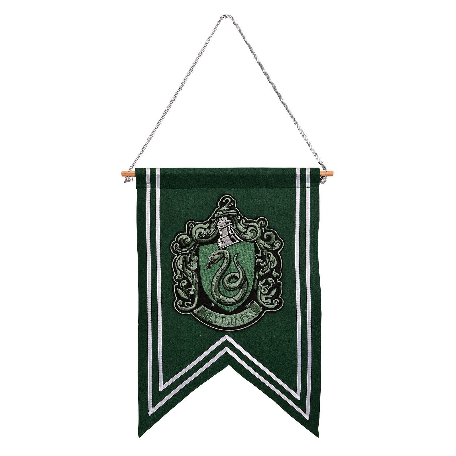 Harry Potter - Slytherin Wappen Banner Filz