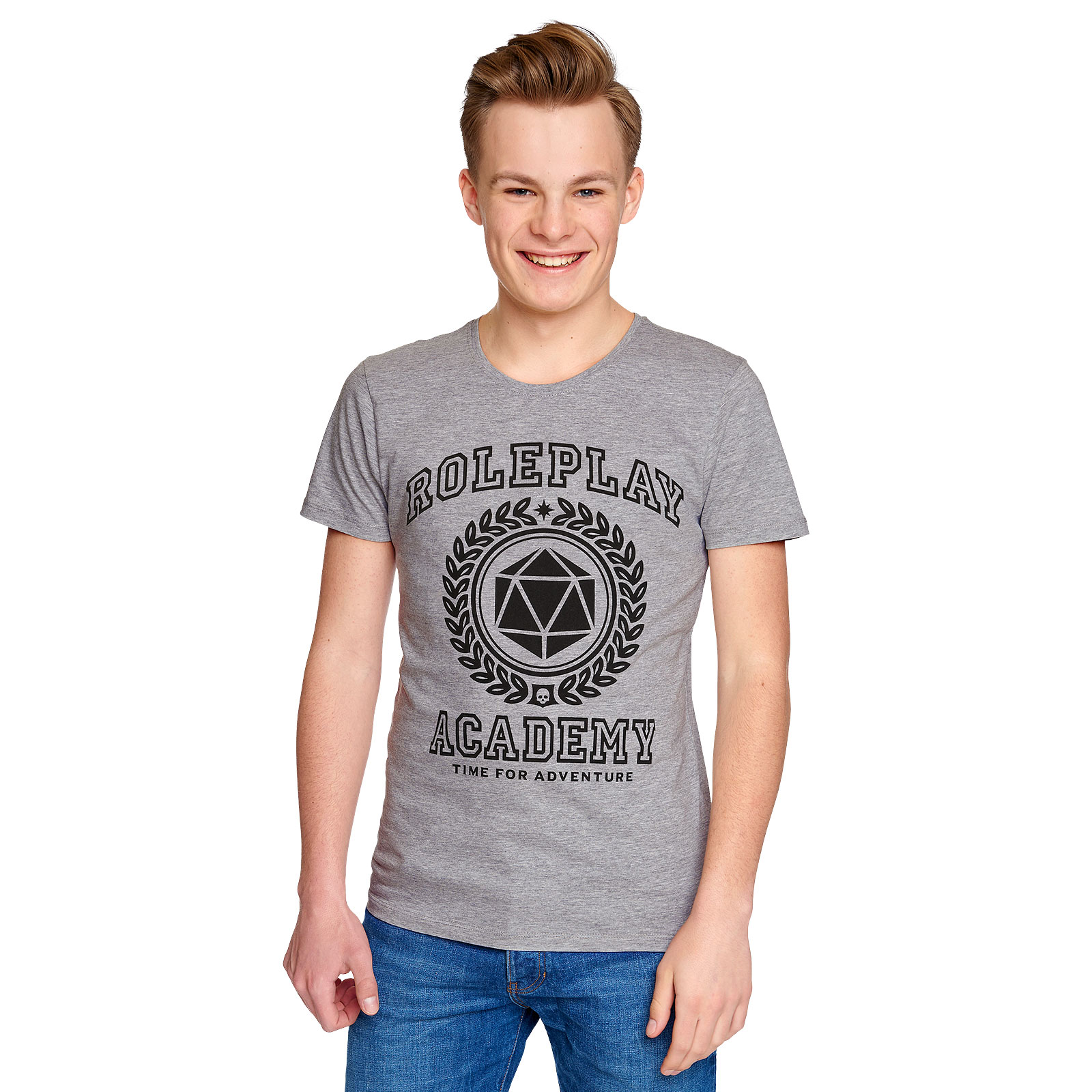 Roleplay Academy T-Shirt grau
