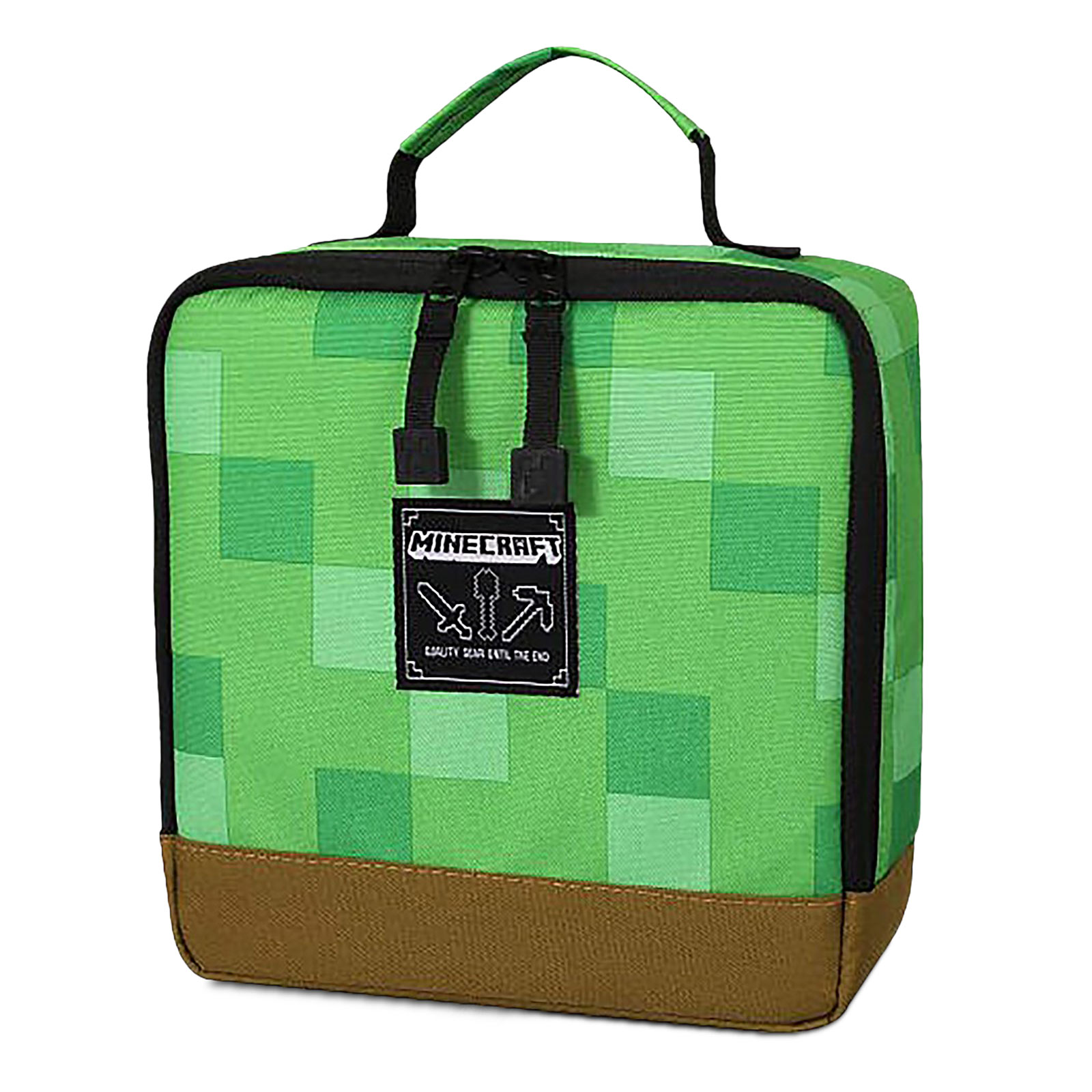Minecraft - Pixel Block Lunchbox grün