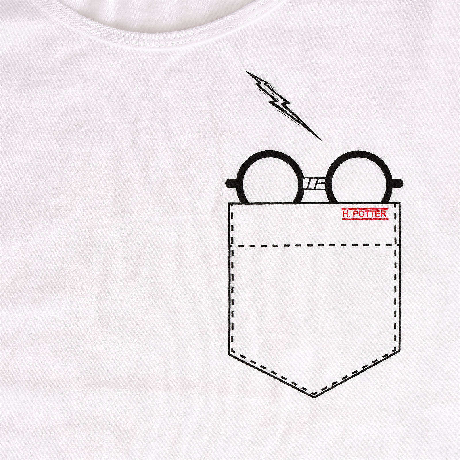 Harry Potter - Pocket Glasses T-Shirt Damen weiß