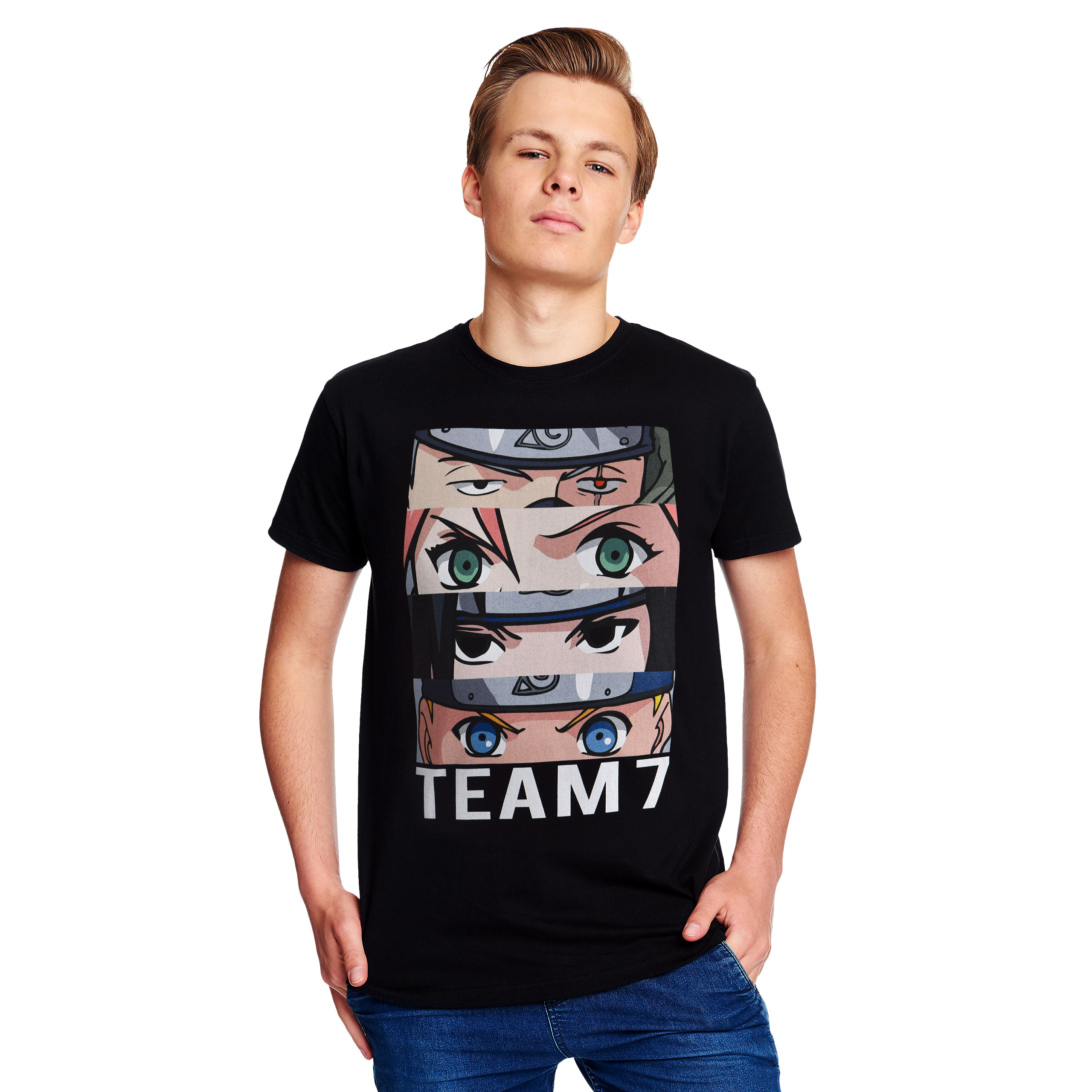 Naruto - Team 7 T-Shirt schwarz