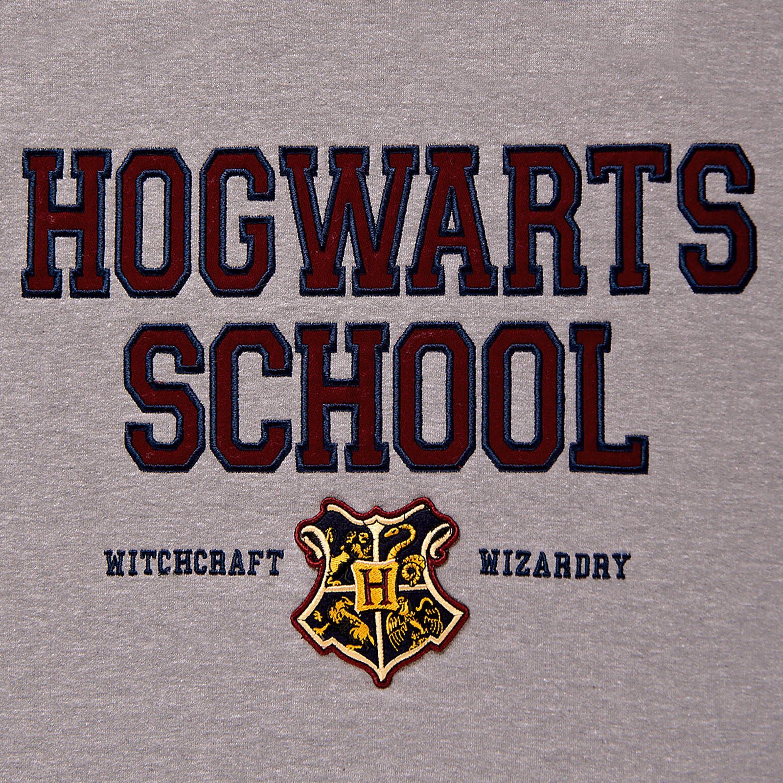 Harry Potter - Hogwarts School Hoodie grau