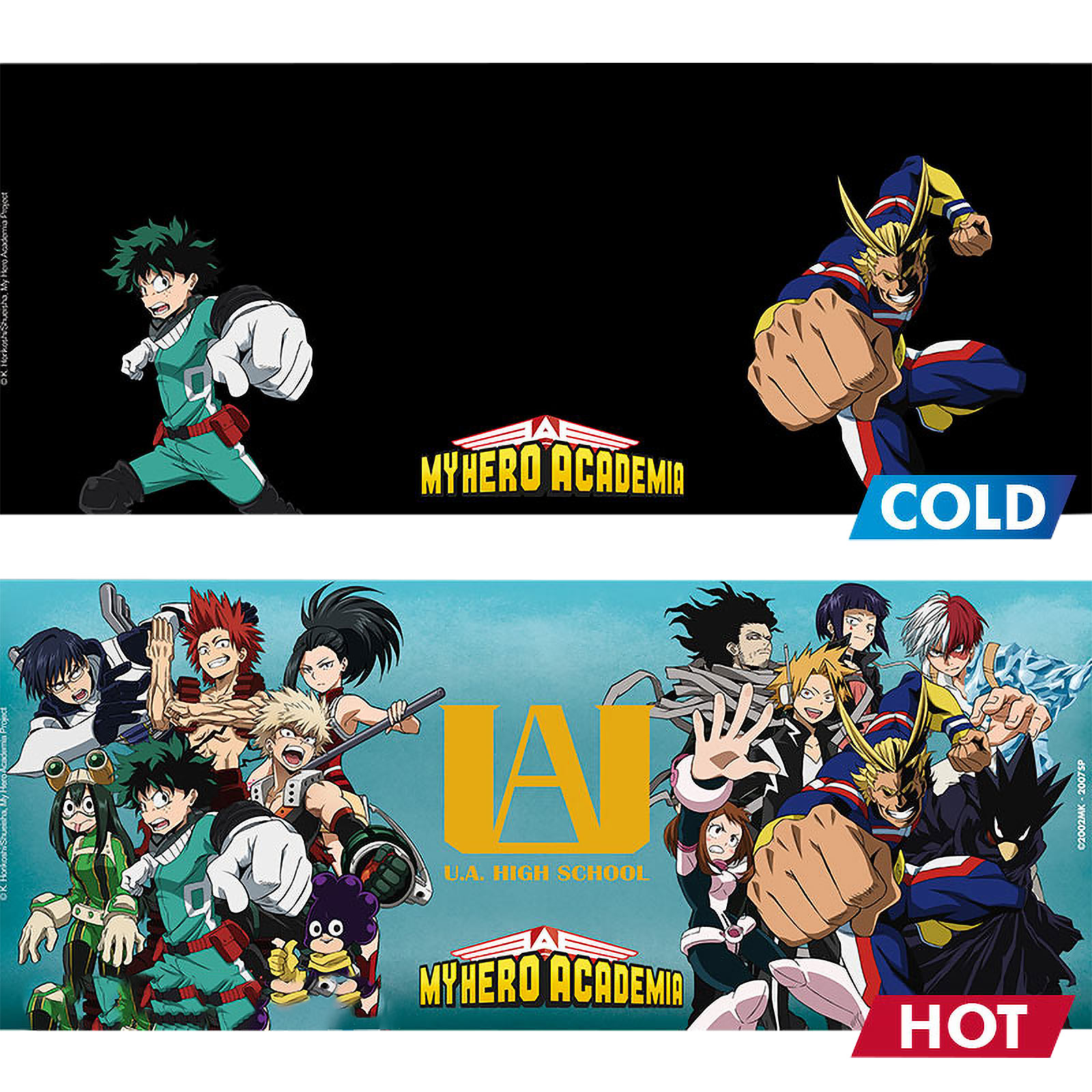 My Hero Academia - Group Thermoeffekt Tasse