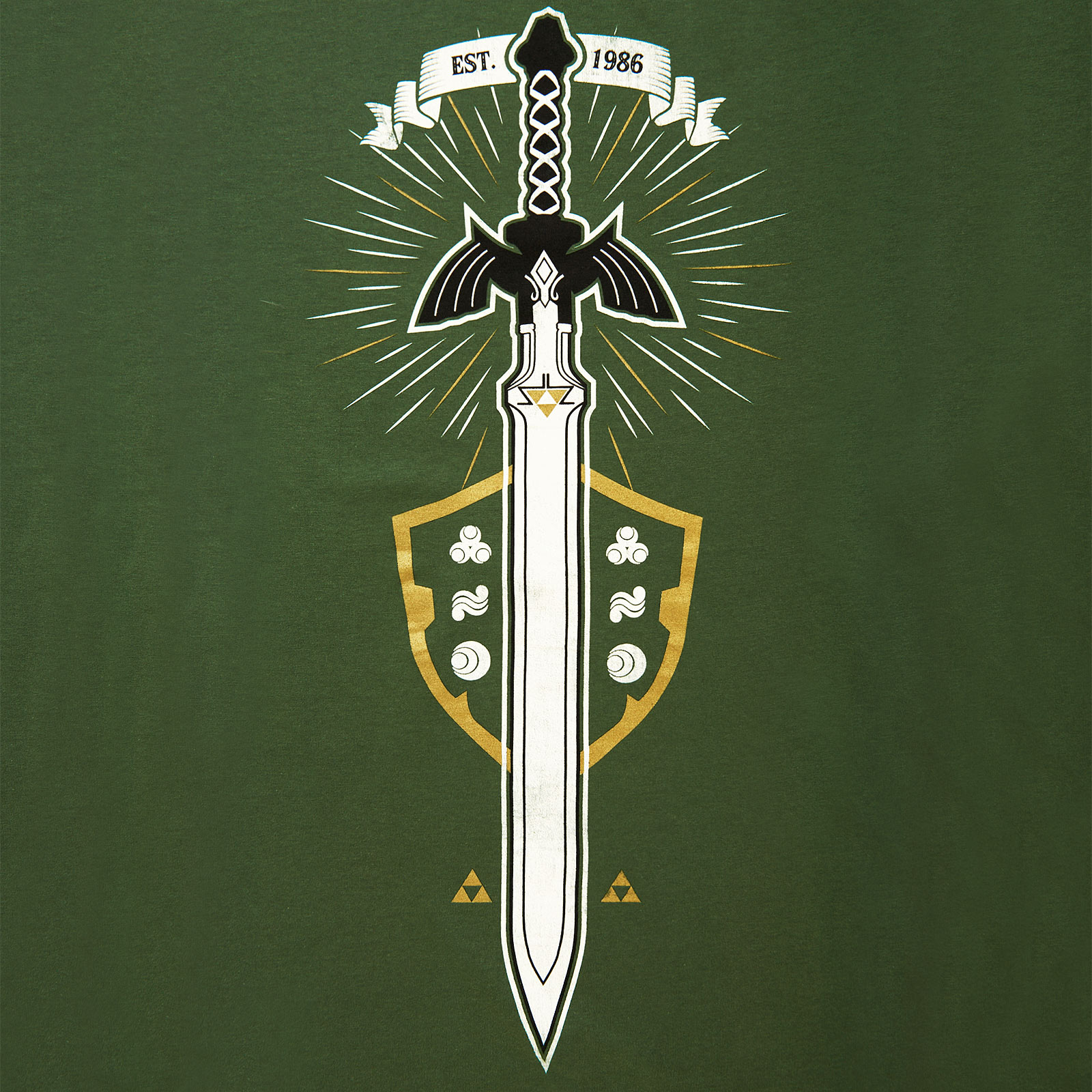 Zelda - Masterschwert T-Shirt grün