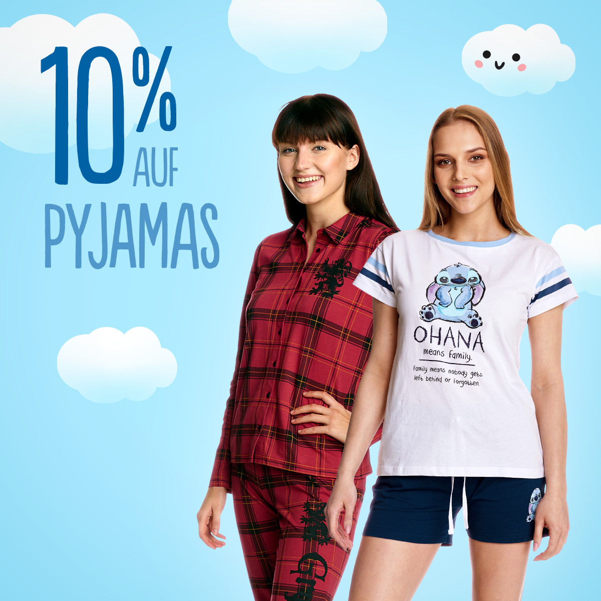 Kuschelwoche Mittwoch - 10% auf Pyjamas