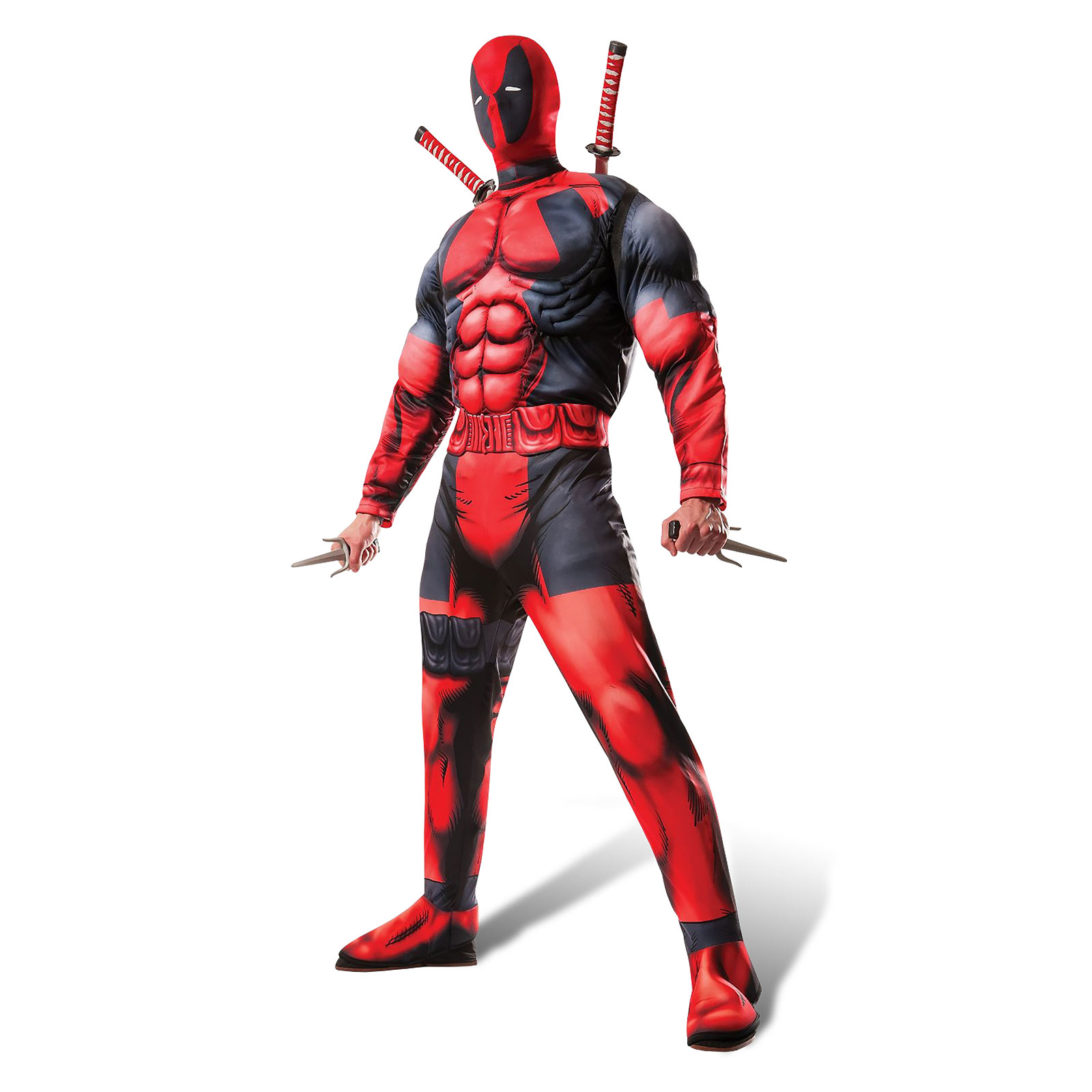 Deadpool - Kostüm mit Muskeln