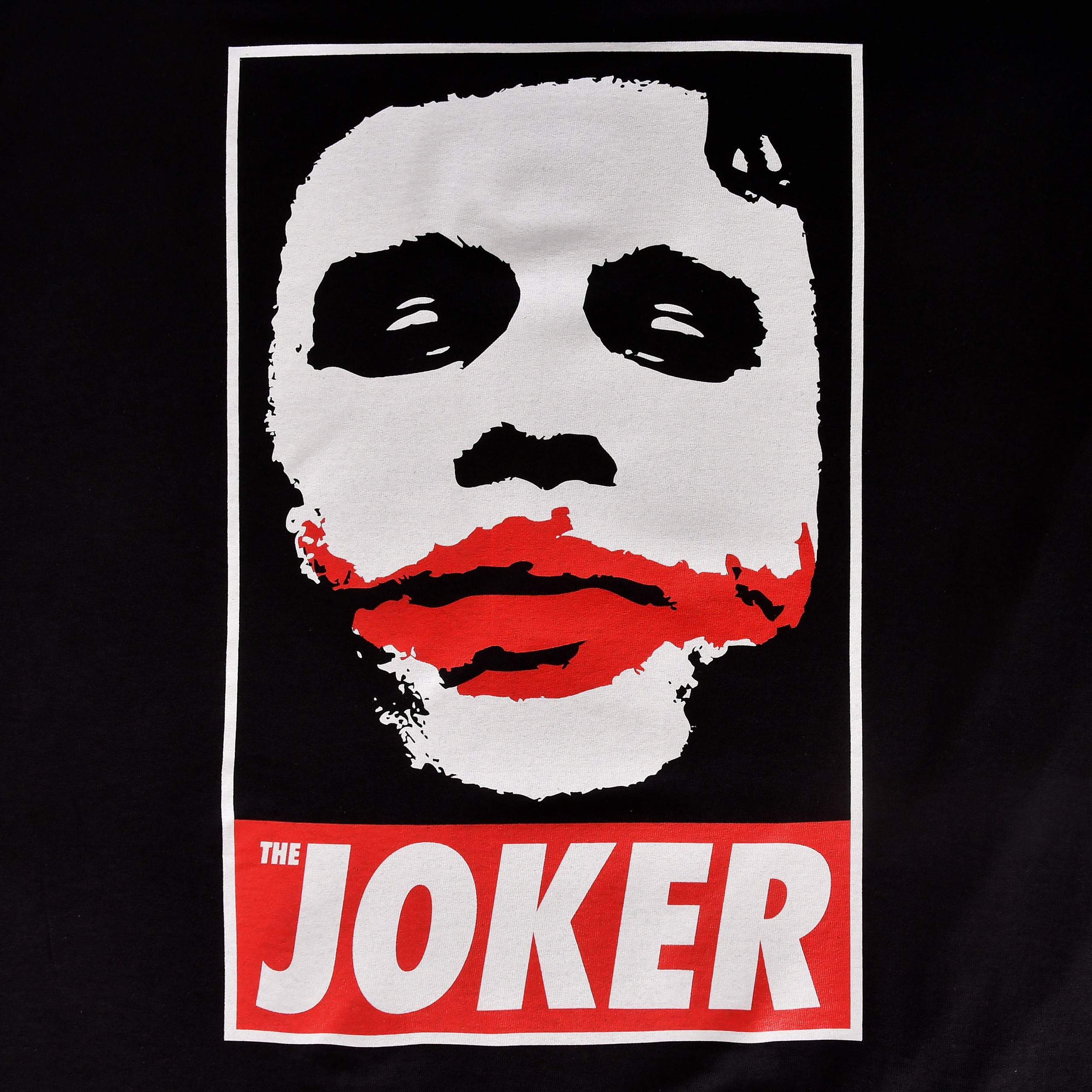 The Dark Knight - Joker Poster T-Shirt schwarz