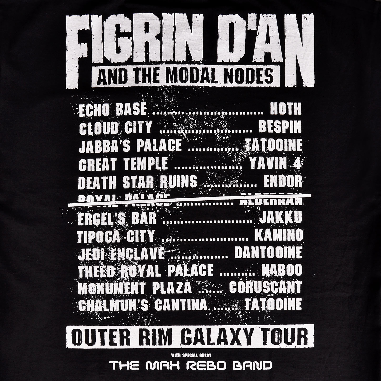 Cantina Band Outer Rim Galaxy Tour T-Shirt - Star Wars