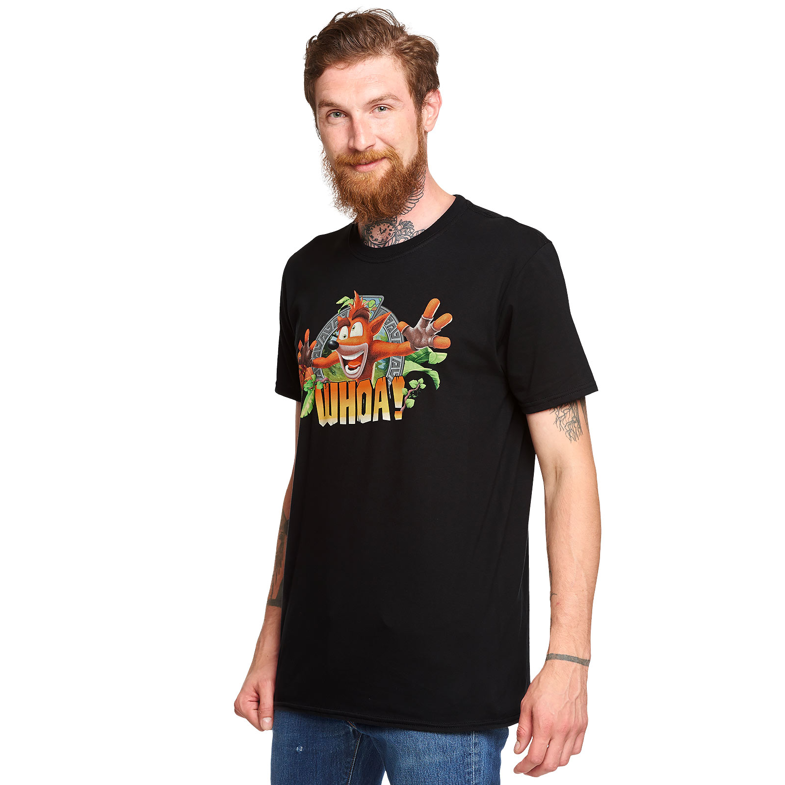 Crash Bandicoot - Whoa T-Shirt schwarz