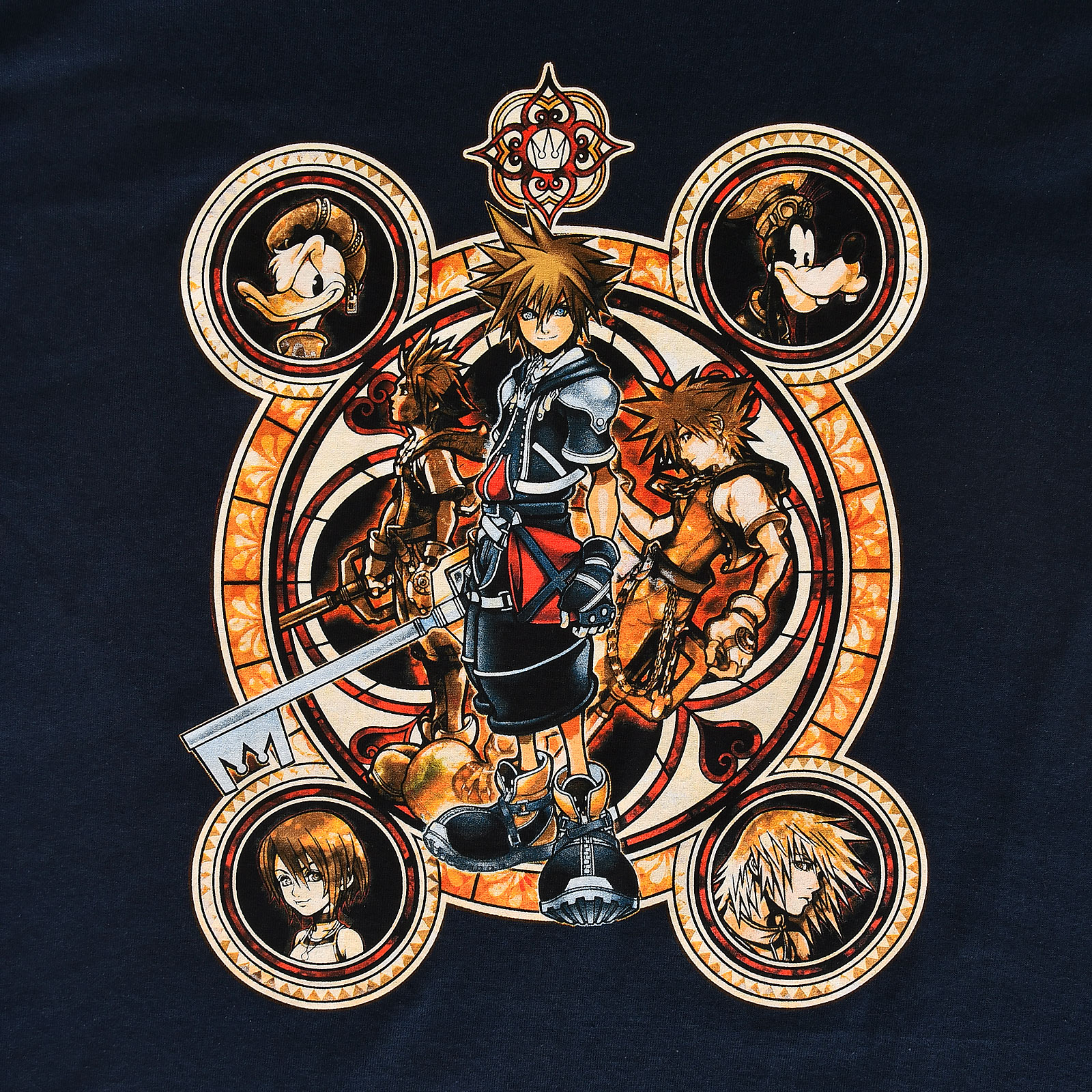 Kingdom Hearts - Characters T-Shirt blau