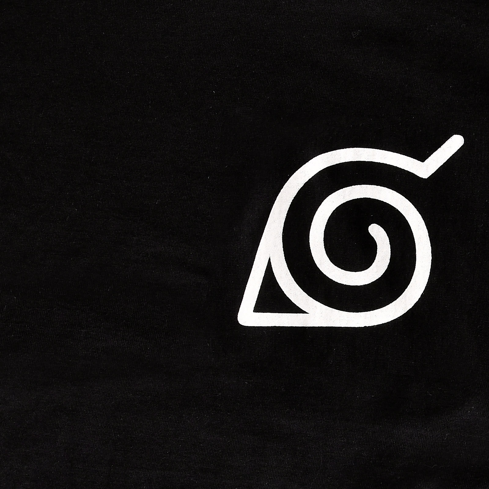 Naruto - Konoha Mini Symbol T-Shirt schwarz