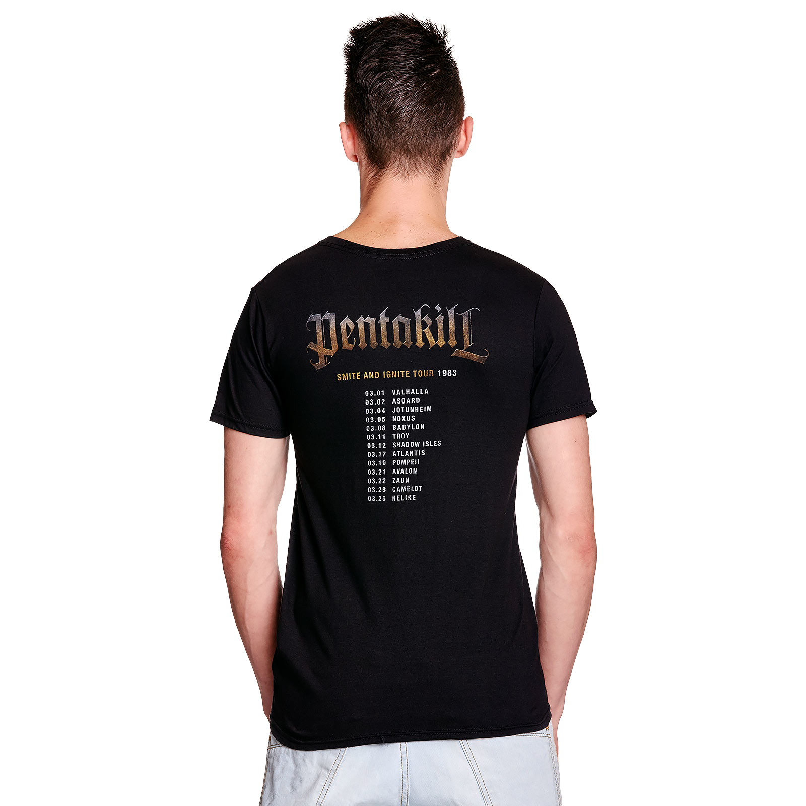 League of Legends - Pentakill T-Shirt schwarz