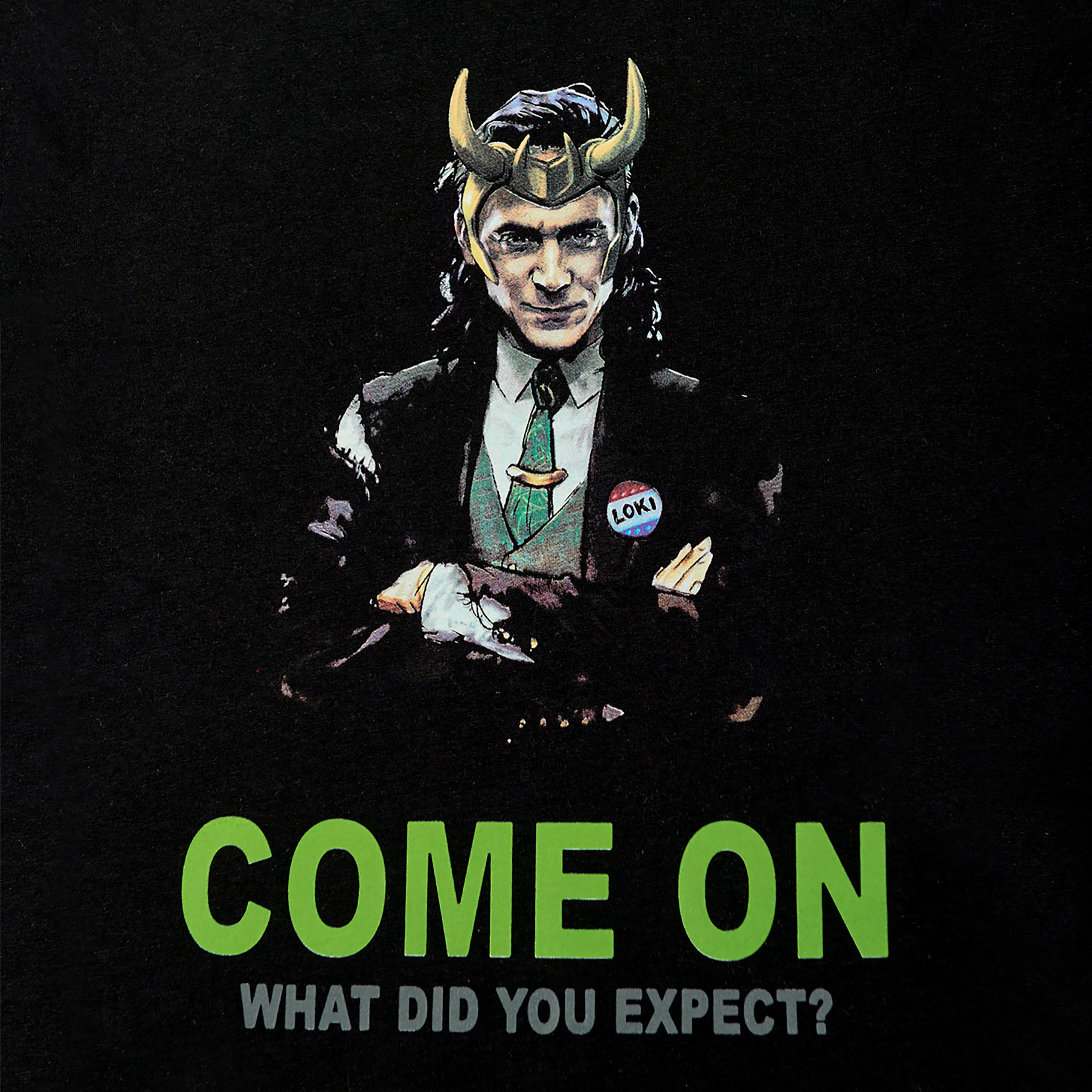 Loki - Come on T-Shirt schwarz