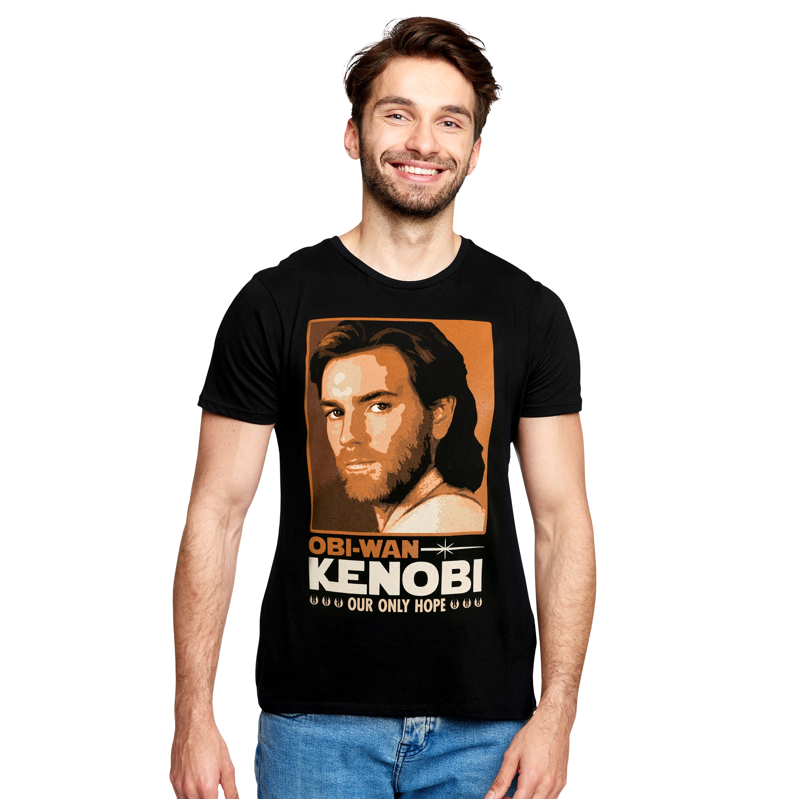 Star Wars - Obi Wan Kenobi Our Only Hope T-Shirt schwarz