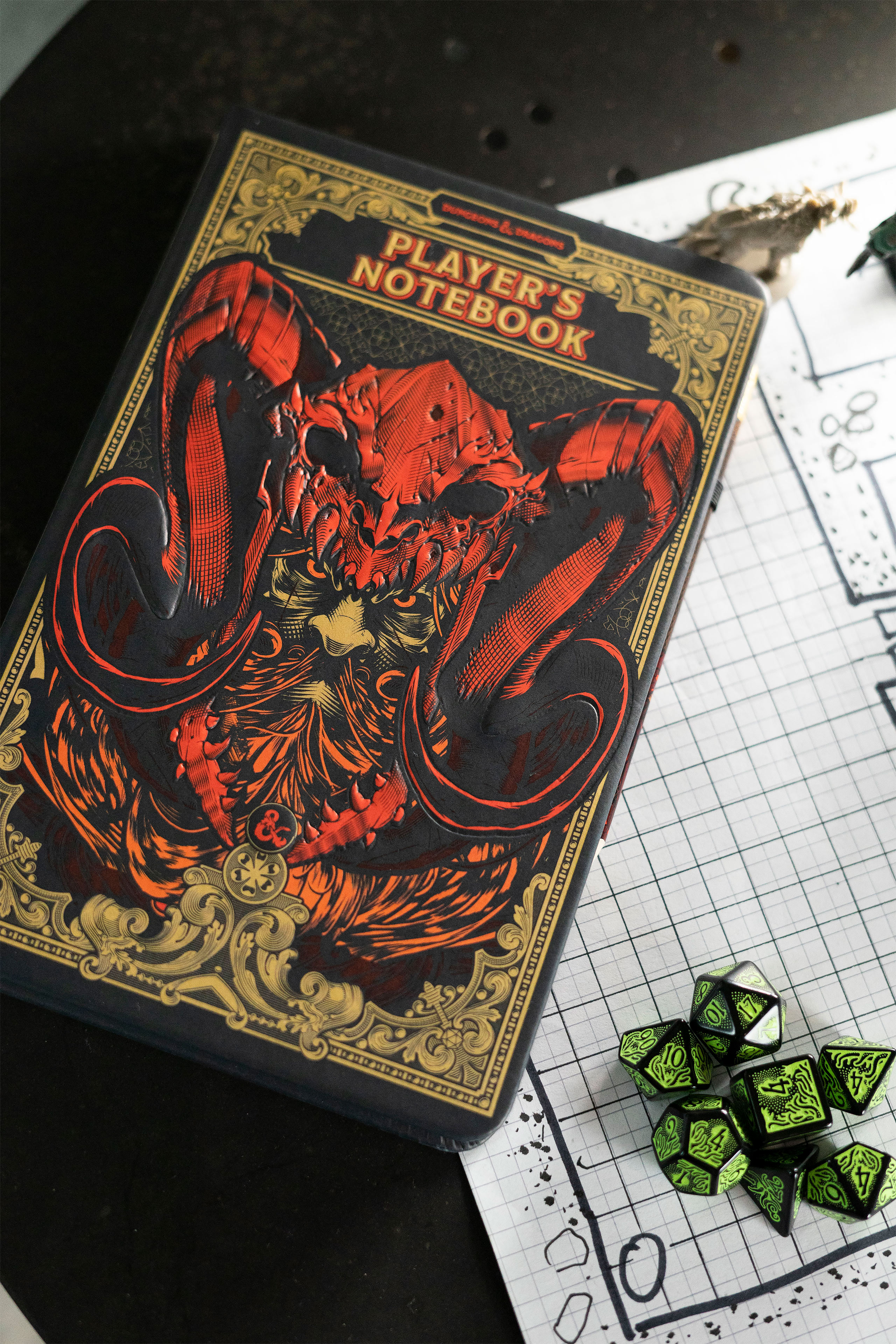 Dungeons & Dragons - Players Notizbuch A5 mit Bleistift