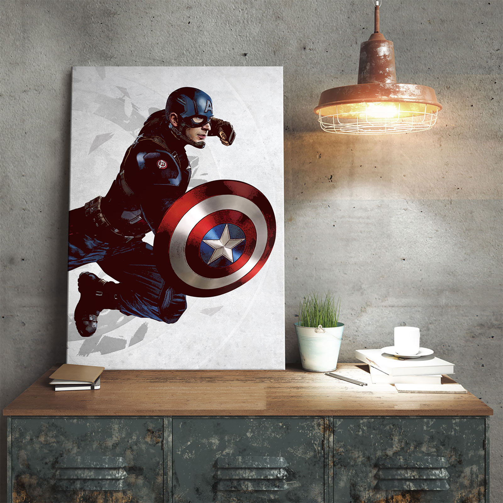 Captain America - Civil War Metall Poster