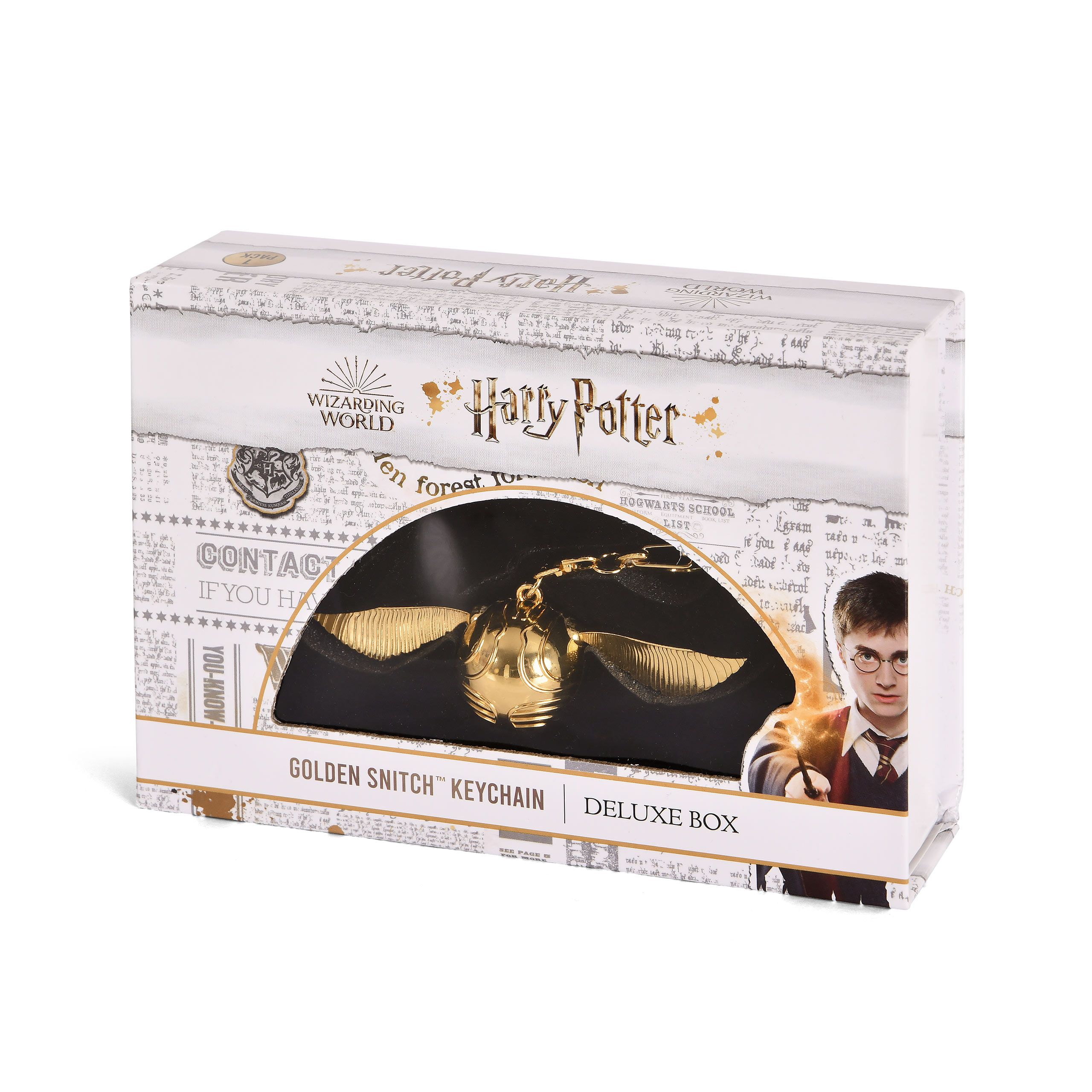 Harry Potter - Goldener Schnatz Schlüsselanhänger deluxe