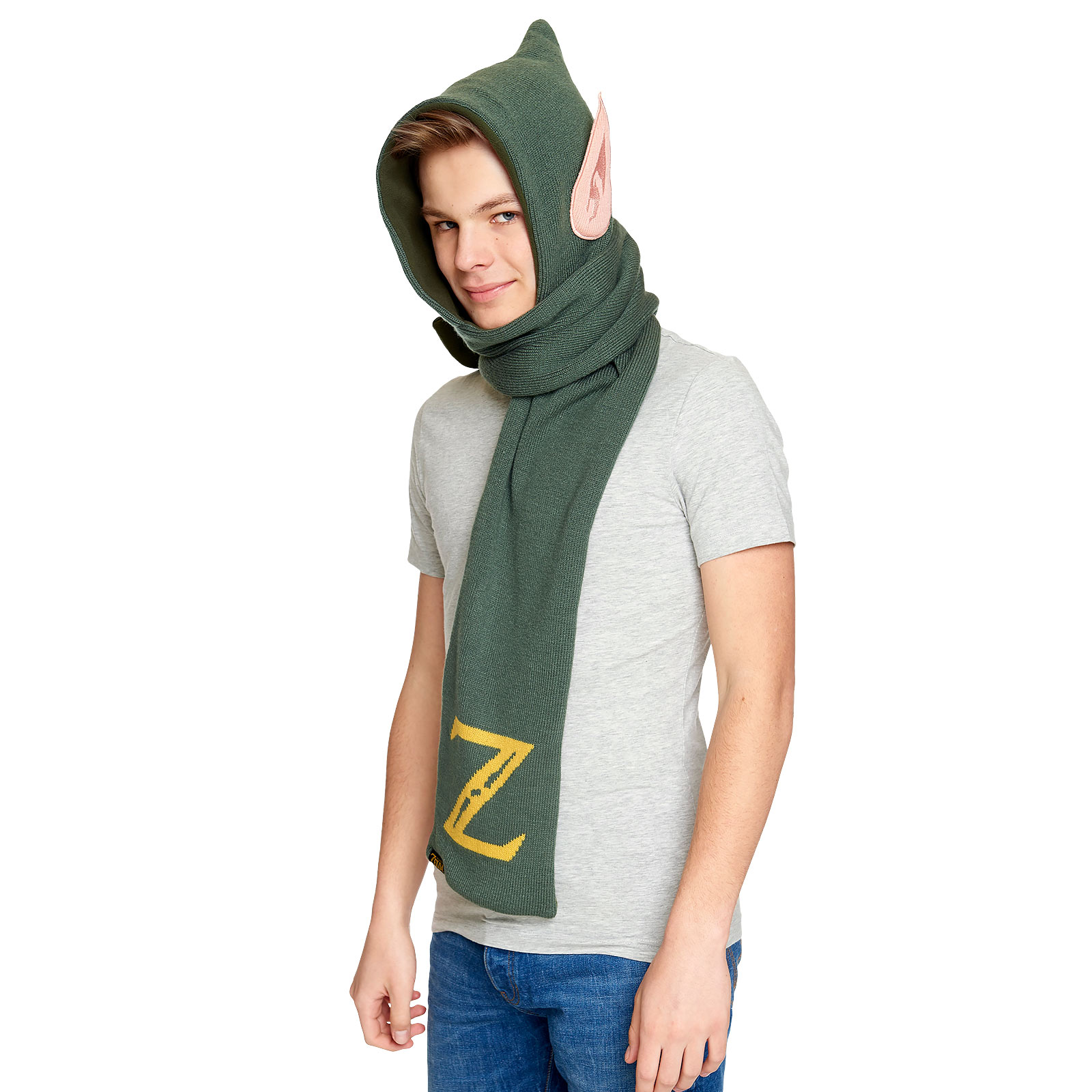 Zelda - Link Schal mit Kapuze und Ohren