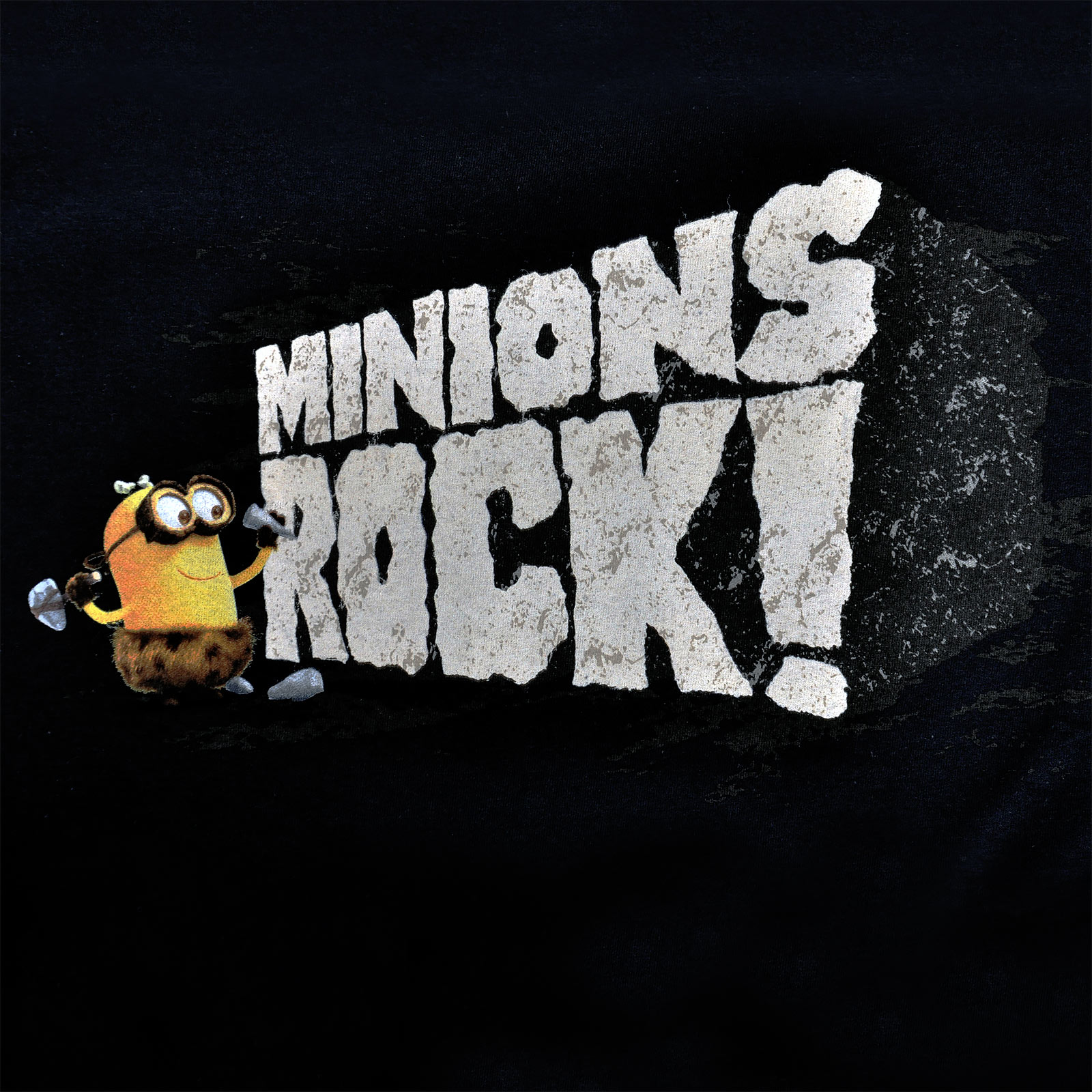 Minions - Rock! T-Shirt schwarz