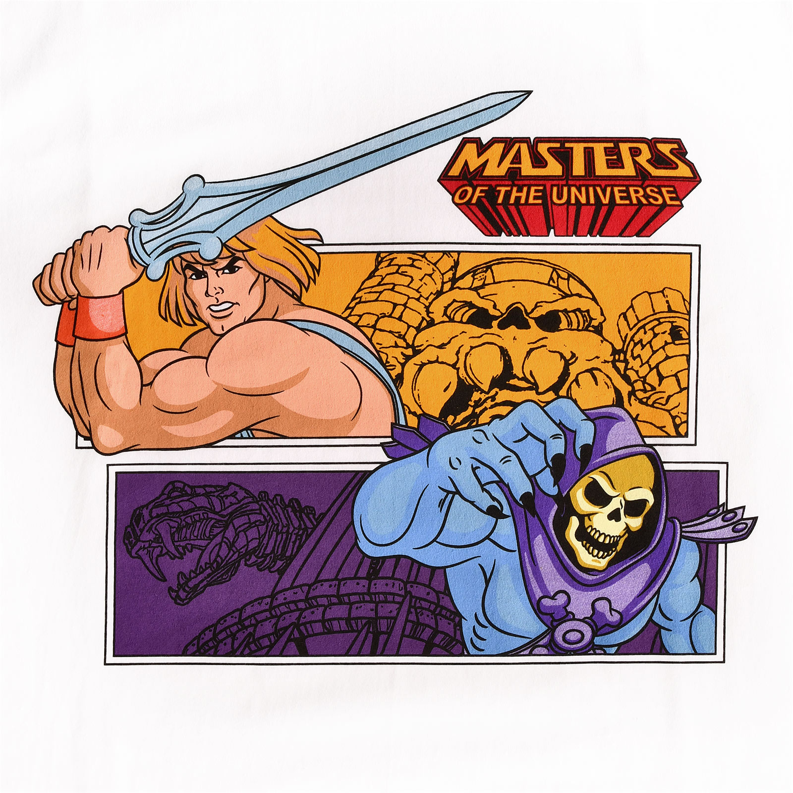 Masters of the Universe - He-Man vs. Skeletor T-Shirt weiß