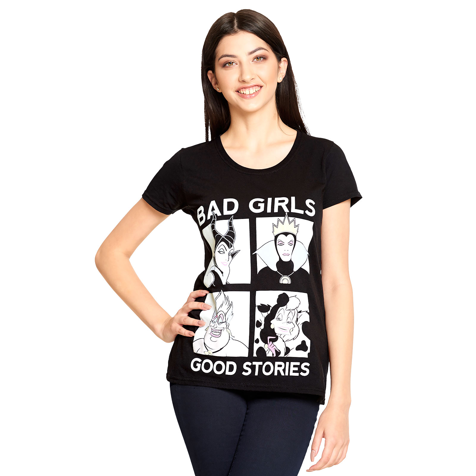 Disney - Villains Bad Girls T-Shirt Damen Loose Fit schwarz