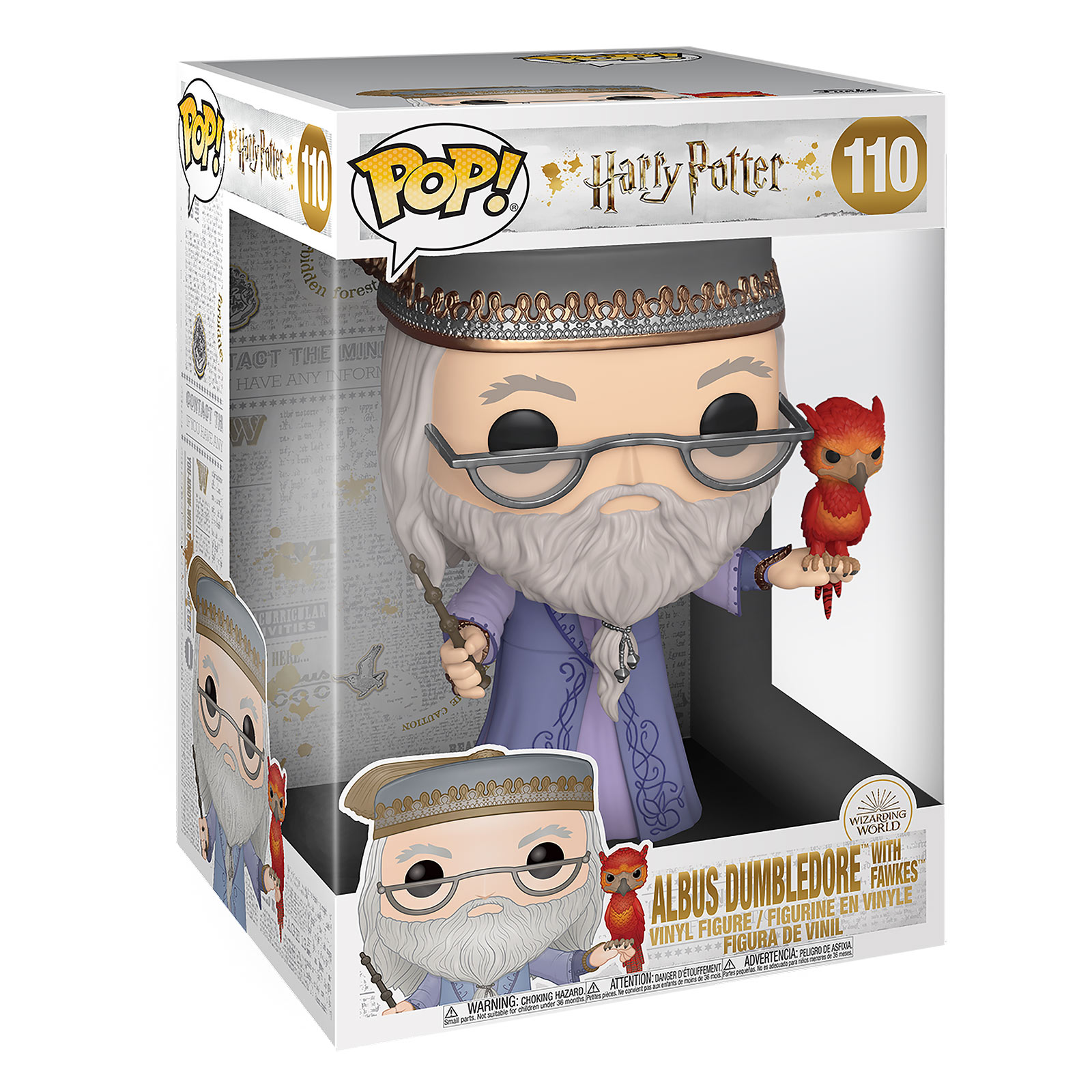 Albus Dumbledore mit Fawkes Funko Pop Figur 25 cm - Harry Potter