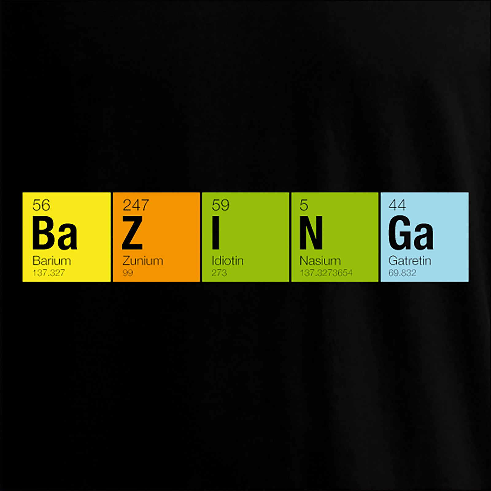 The Big Bang Theory - Periodic Bazinga Fan T-Shirt