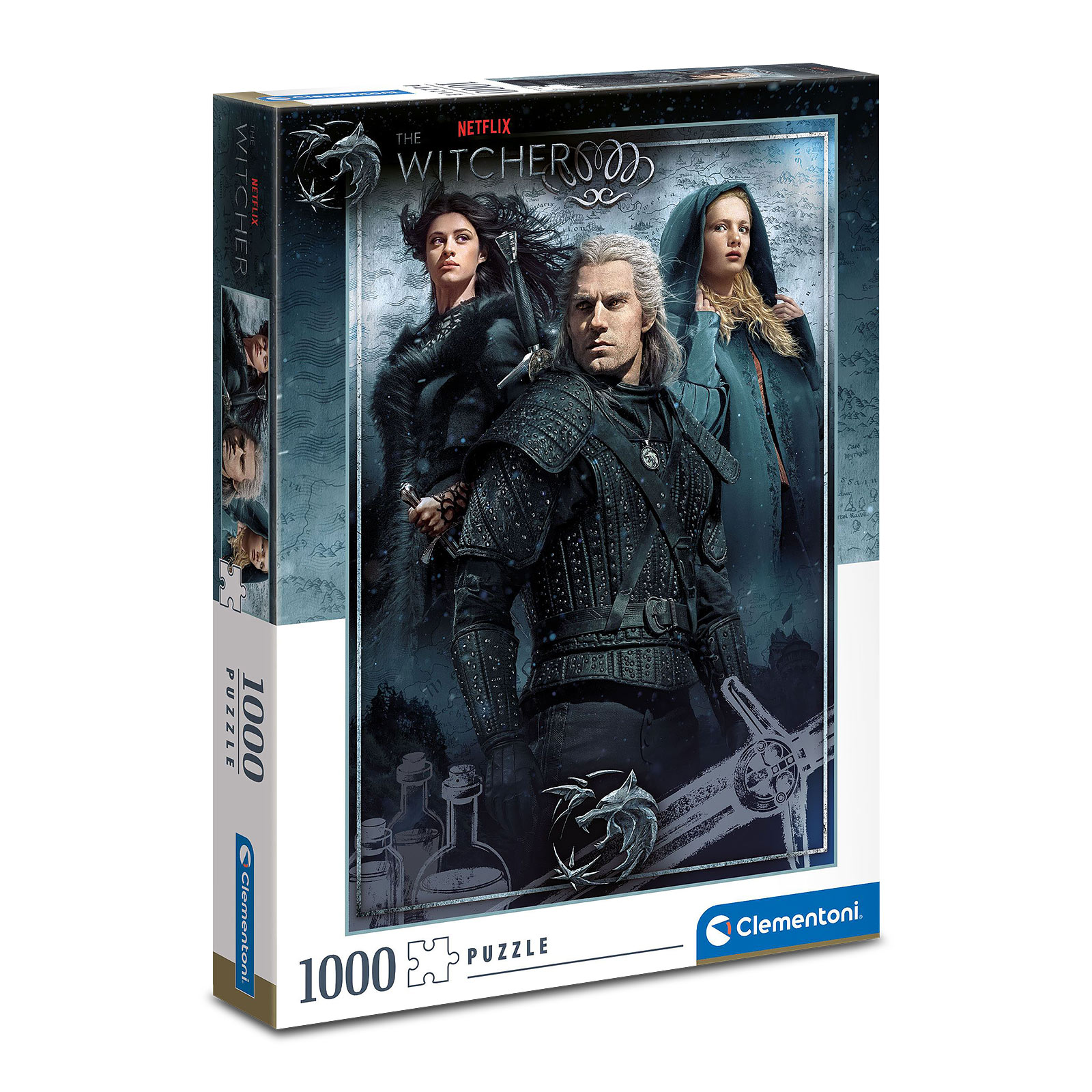 Witcher - Ciri, Yennefer & Geralt Puzzle 1000 Teile