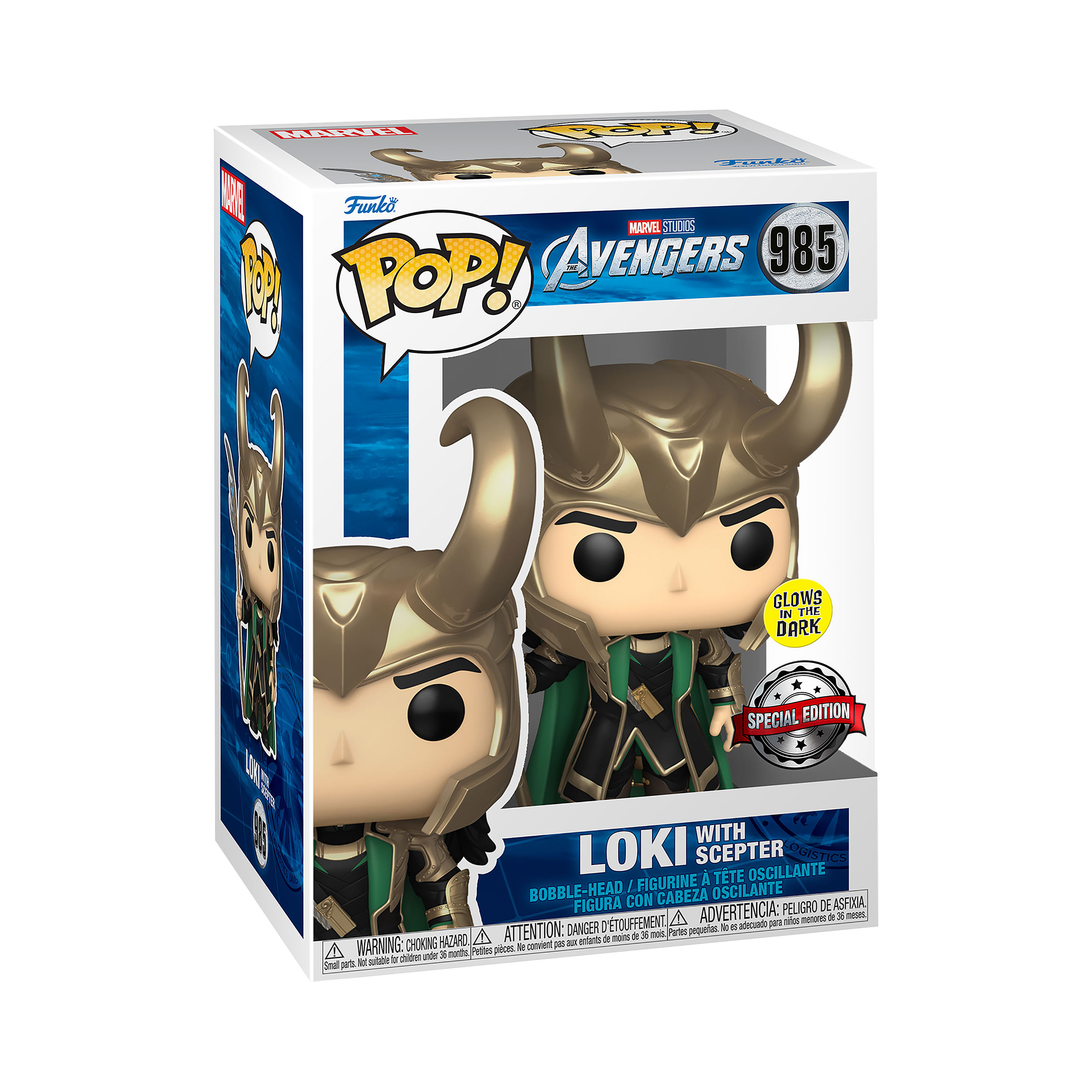 Marvel - Loki mit Zepter Funko Pop Figur