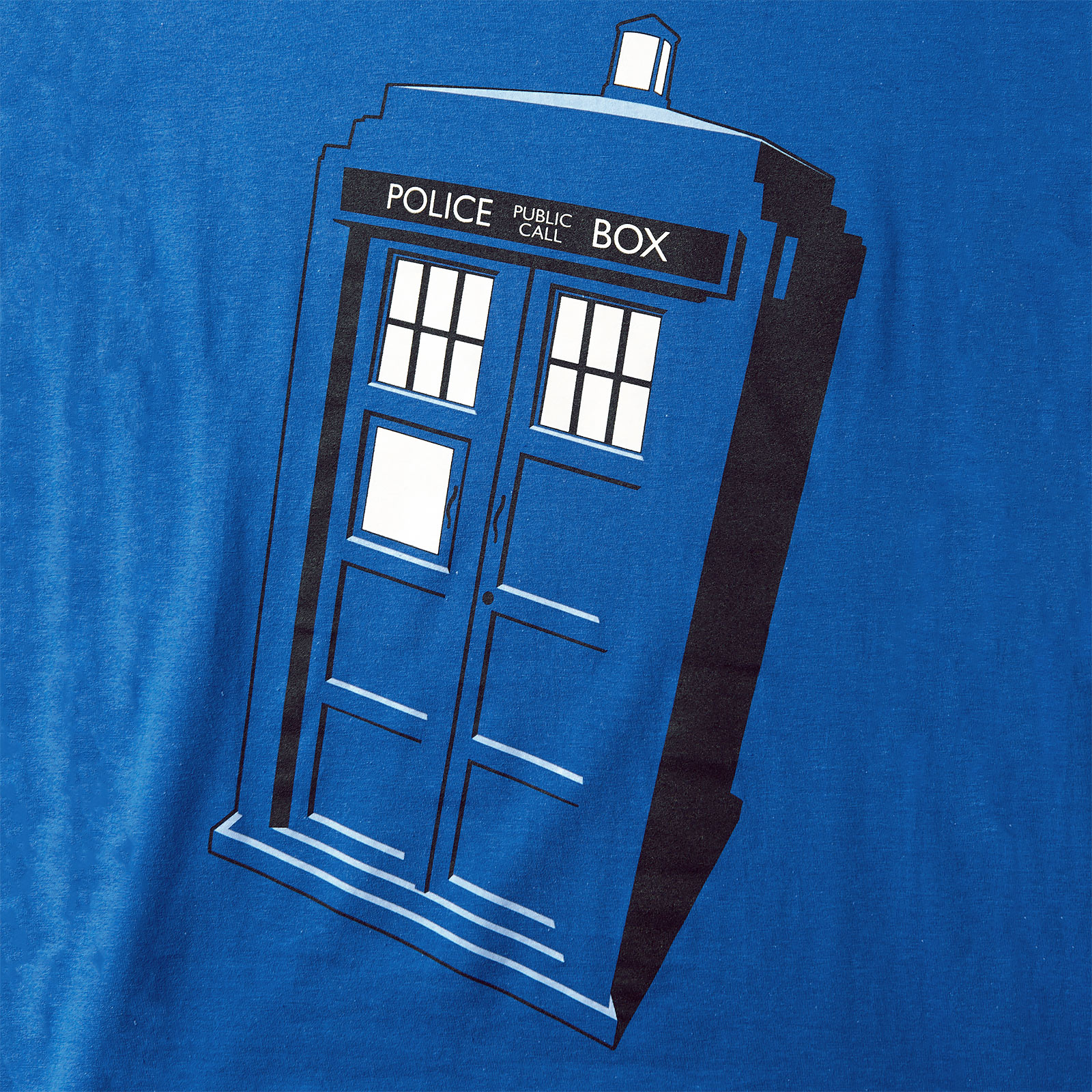 Doctor Who - Tardis Police Box T-Shirt blau