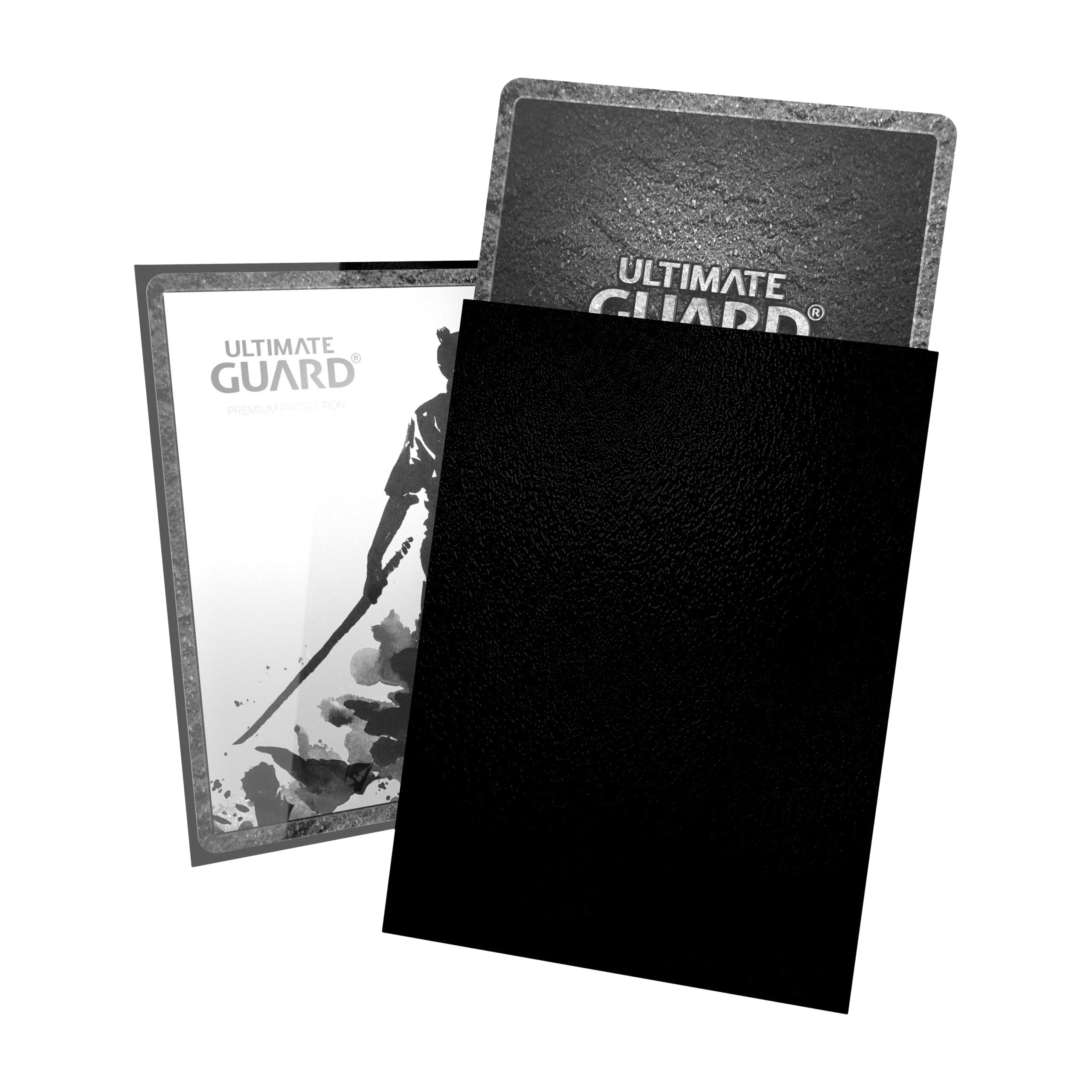 Kartenhüllen Ultimate Guard für Sammelkarten schwarz 100er Set
