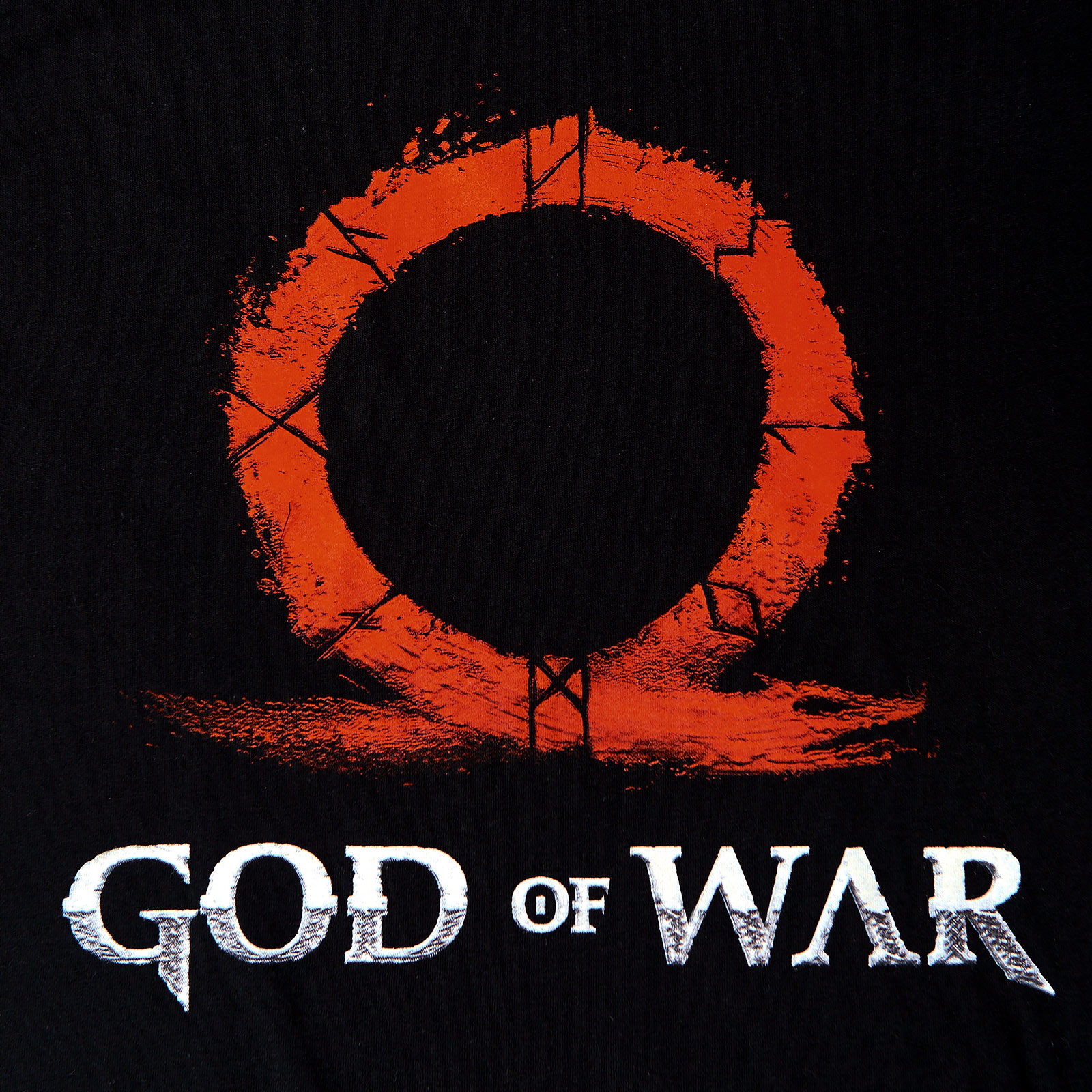 God of War - Red Logo T-Shirt schwarz