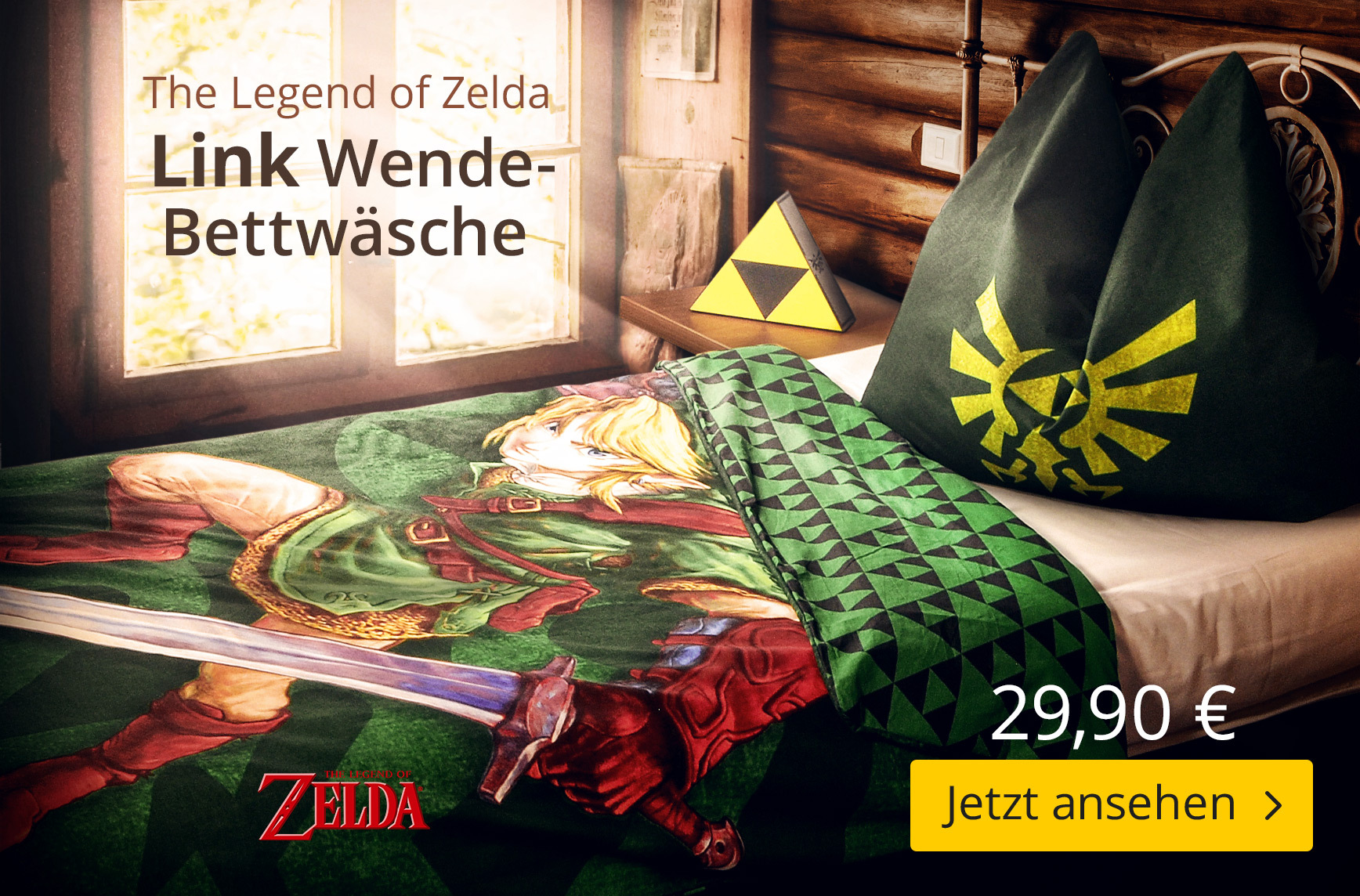 Zelda - Link Wende-Bettwäsche - 29,90 EUR