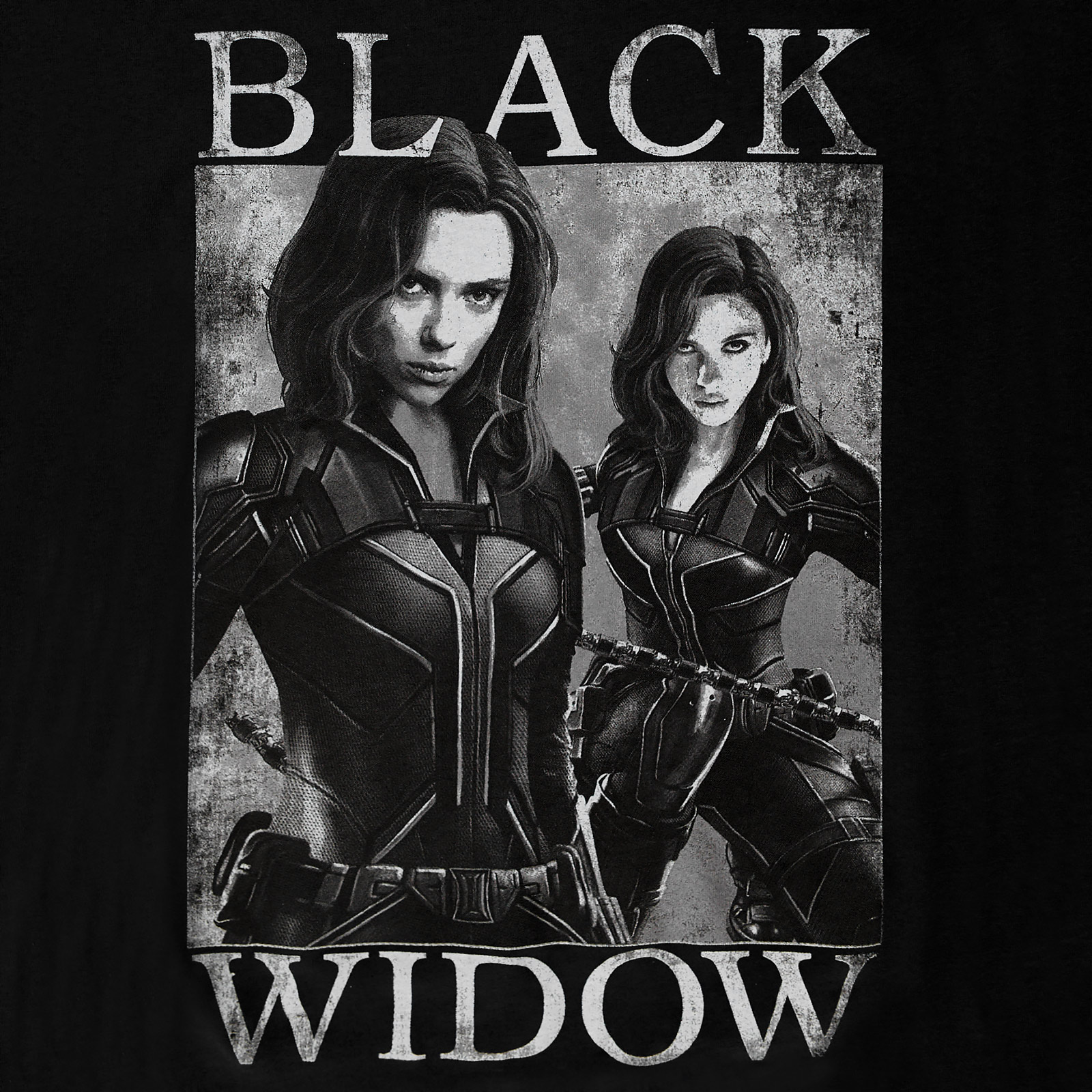 Black Widow - Poster T-Shirt schwarz