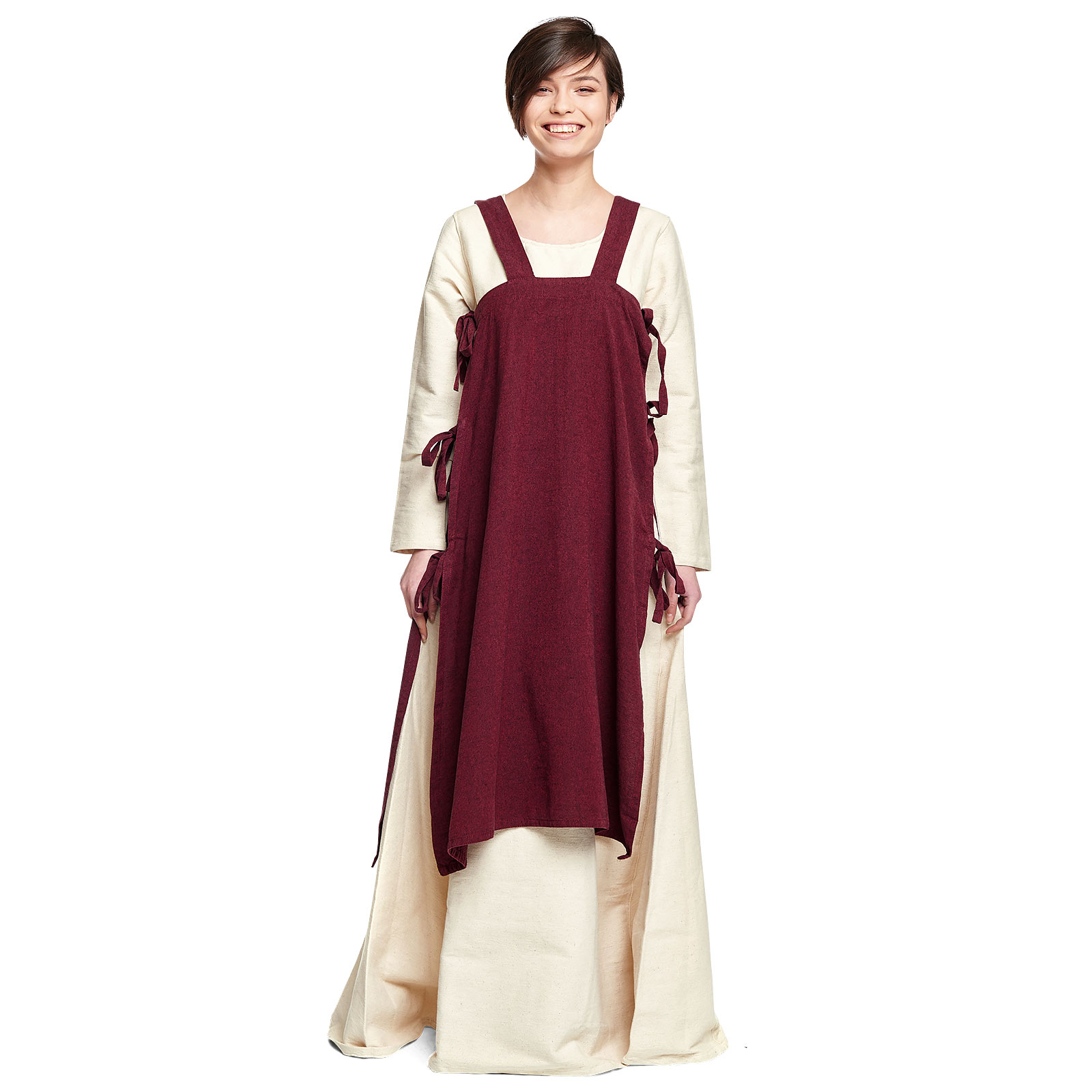 Mittelalter Überkleid Hildegard rot