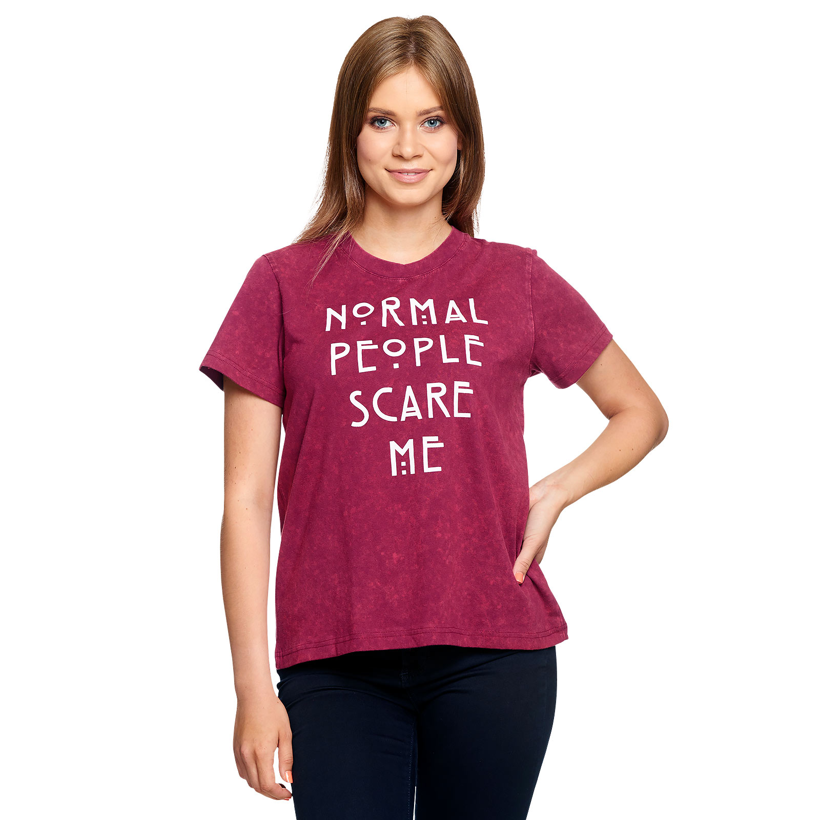 American Horror Story - Normal People Scare Me T-Shirt Damen rot