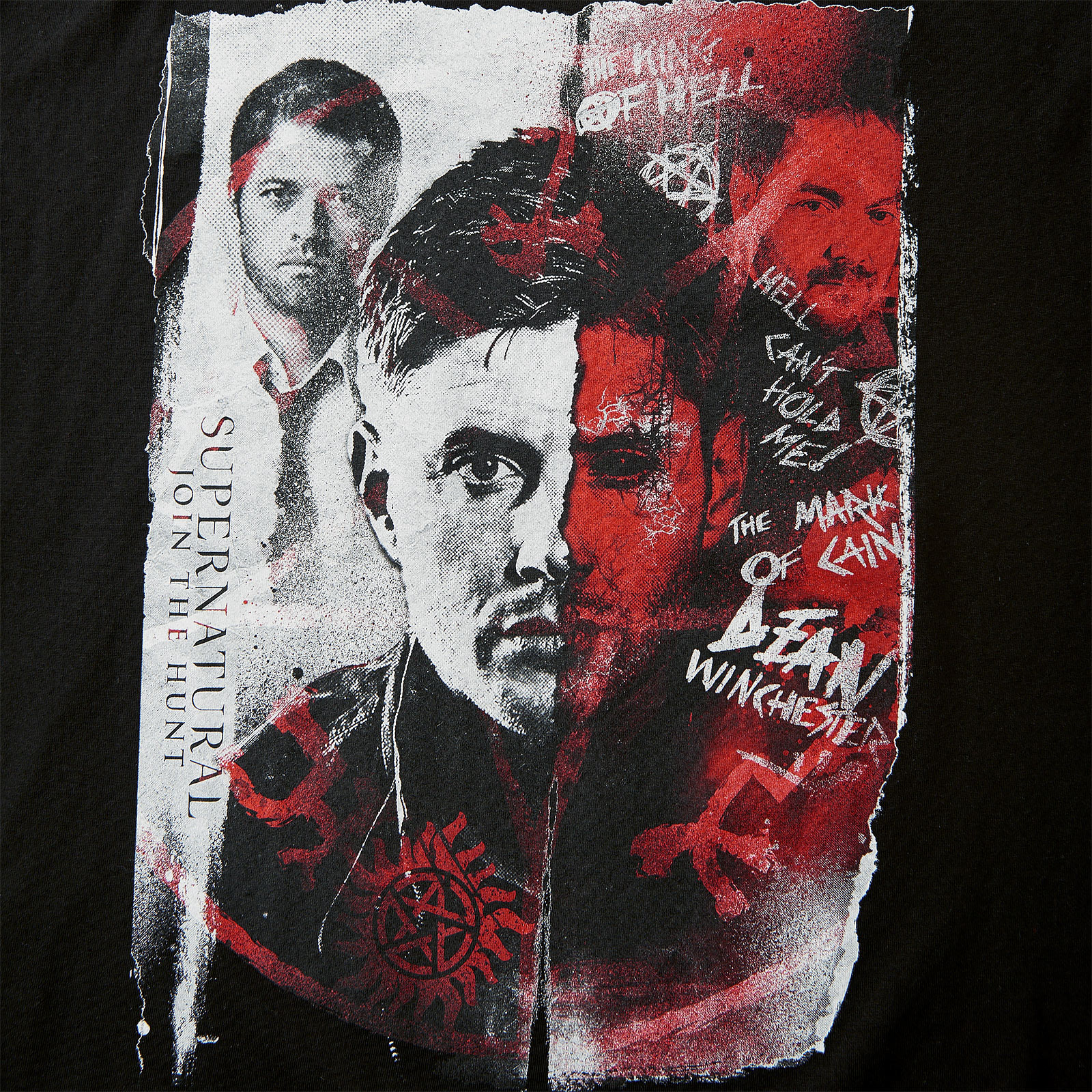 Supernatural - Dean Winchester T-Shirt schwarz