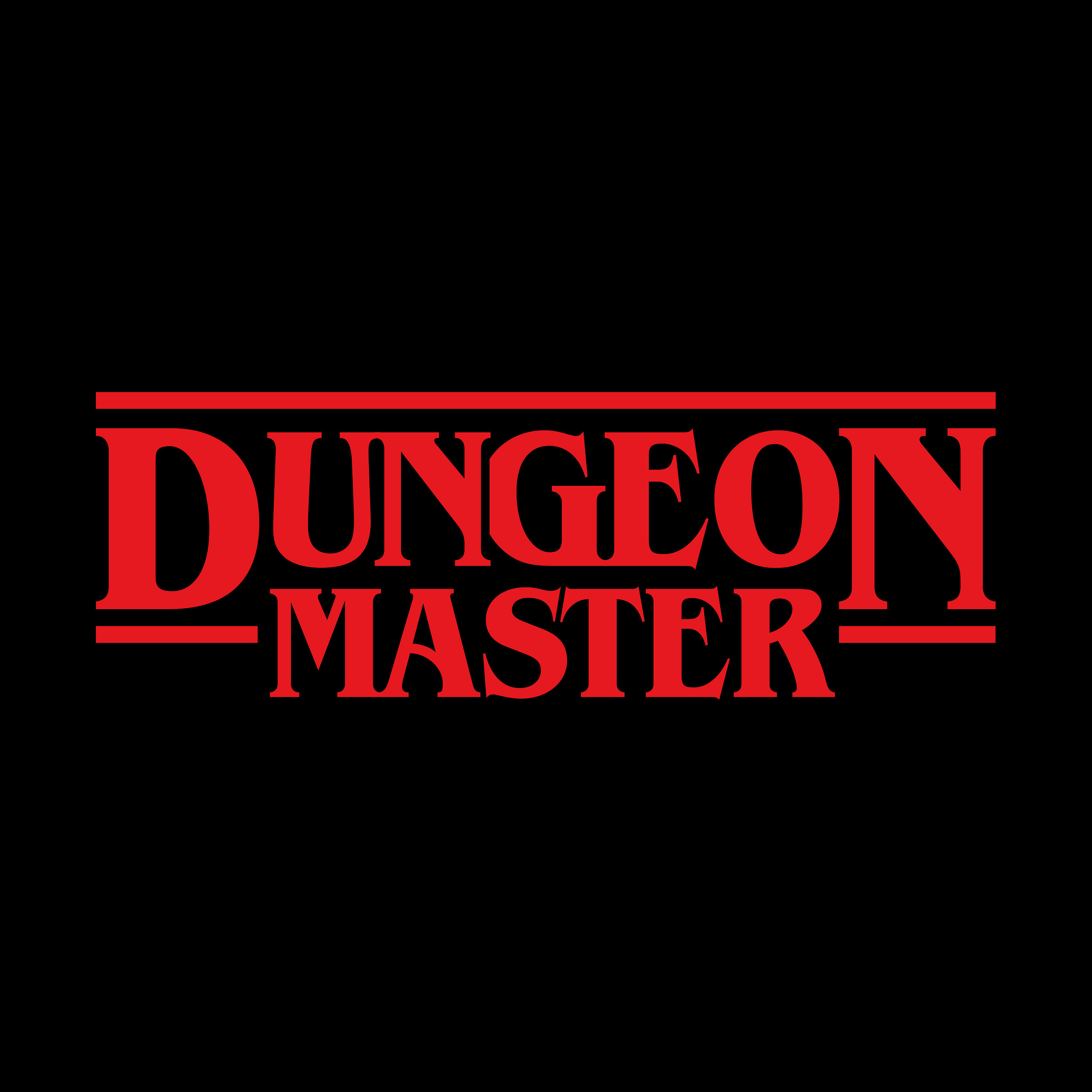 Dungeon Master T-Shirt für Stranger Things Fans schwarz