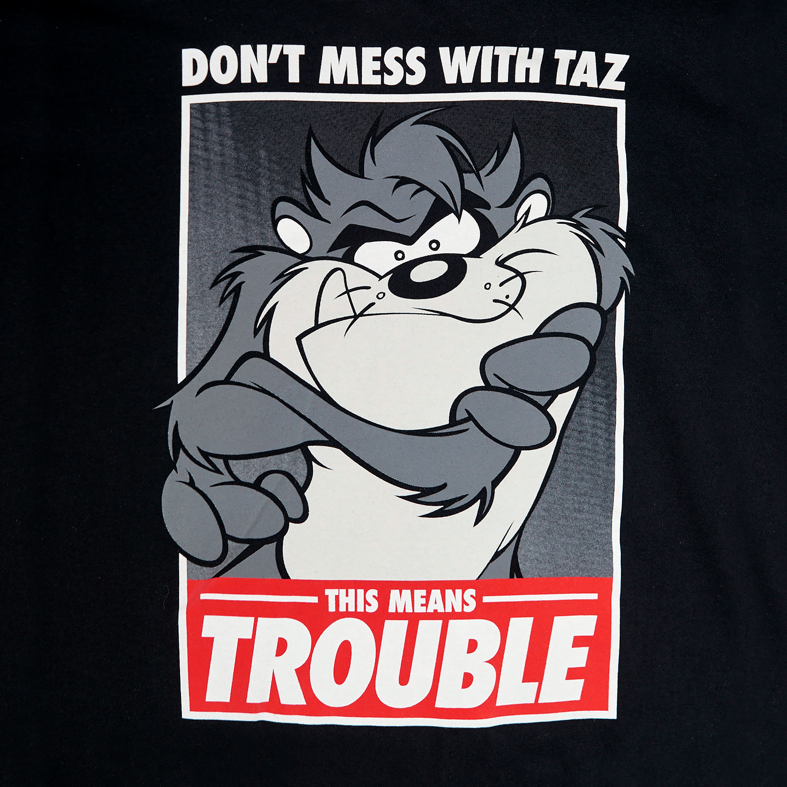 Looney Tunes - Taz Trouble T-Shirt schwarz