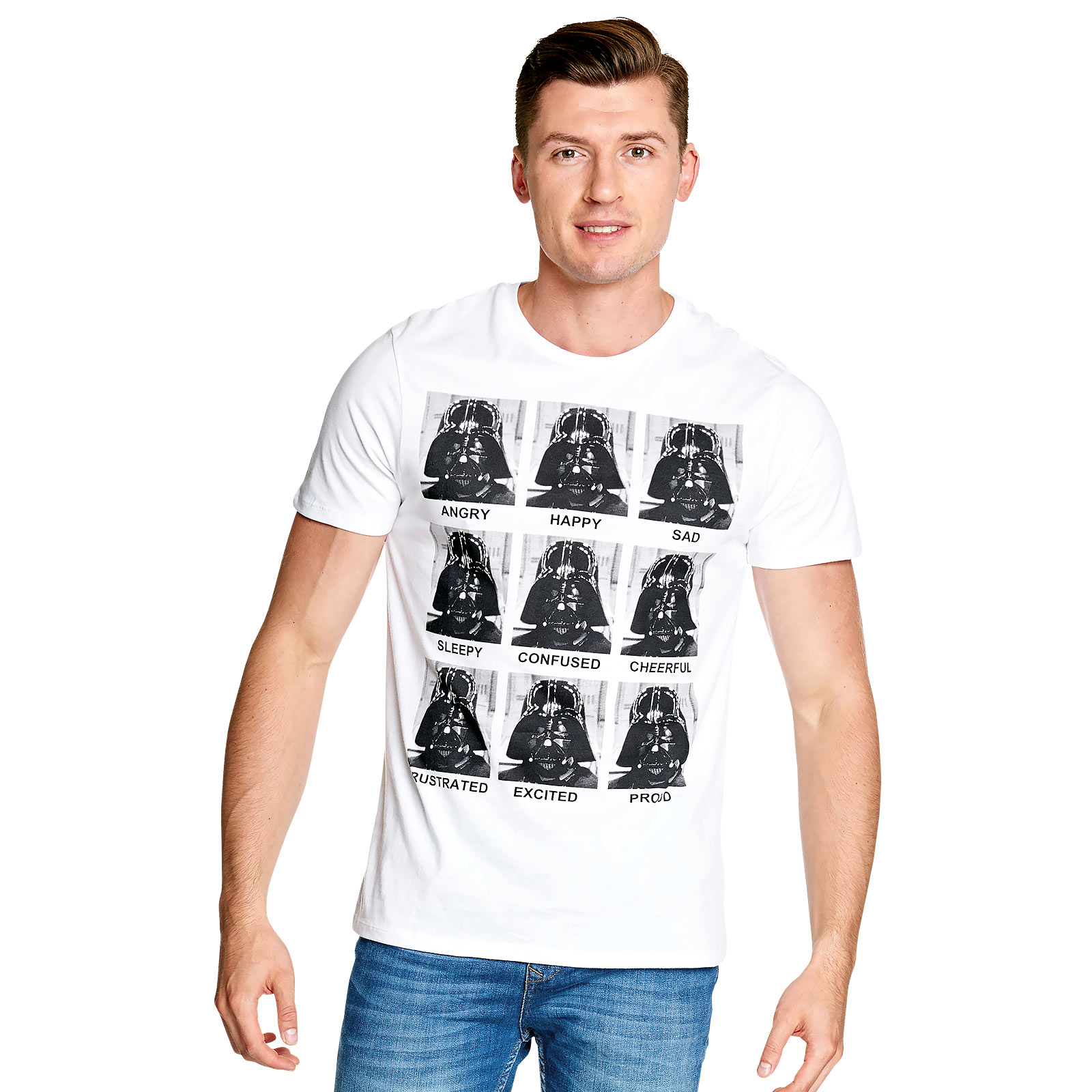 Star Wars - Darth Vader Multiface T-Shirt weiß