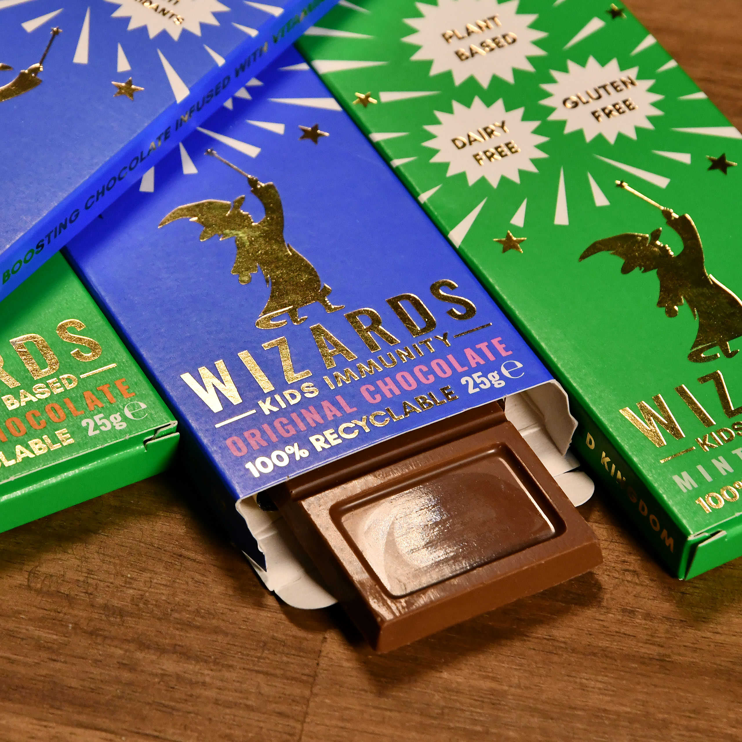 Wizards Magic - Kids Selection Schokolade 4 Tafeln