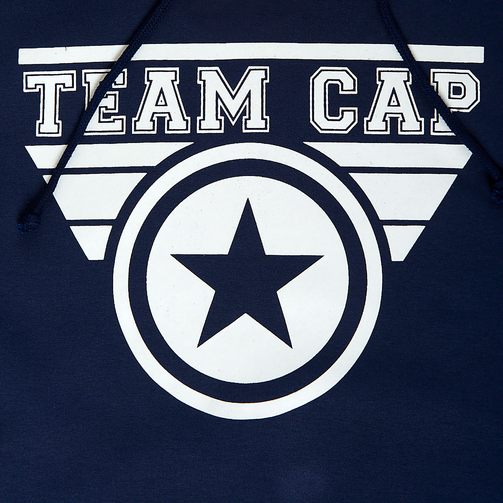 Captain America - Team Cap Hoodie blau